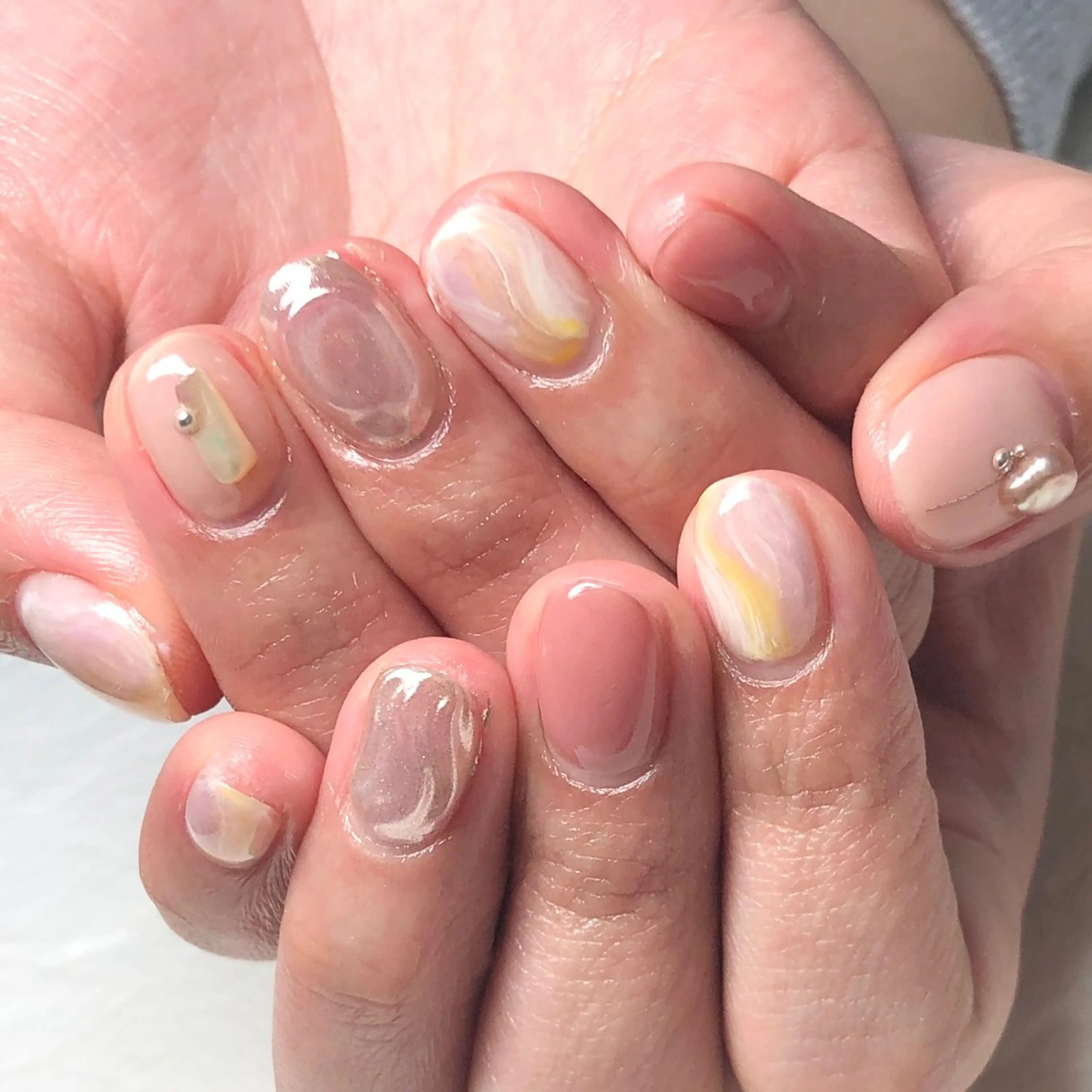 ネイル ニュアンスネイル m美.所属・m美.ーエムミー 【nail&eye】のネイルデザイン