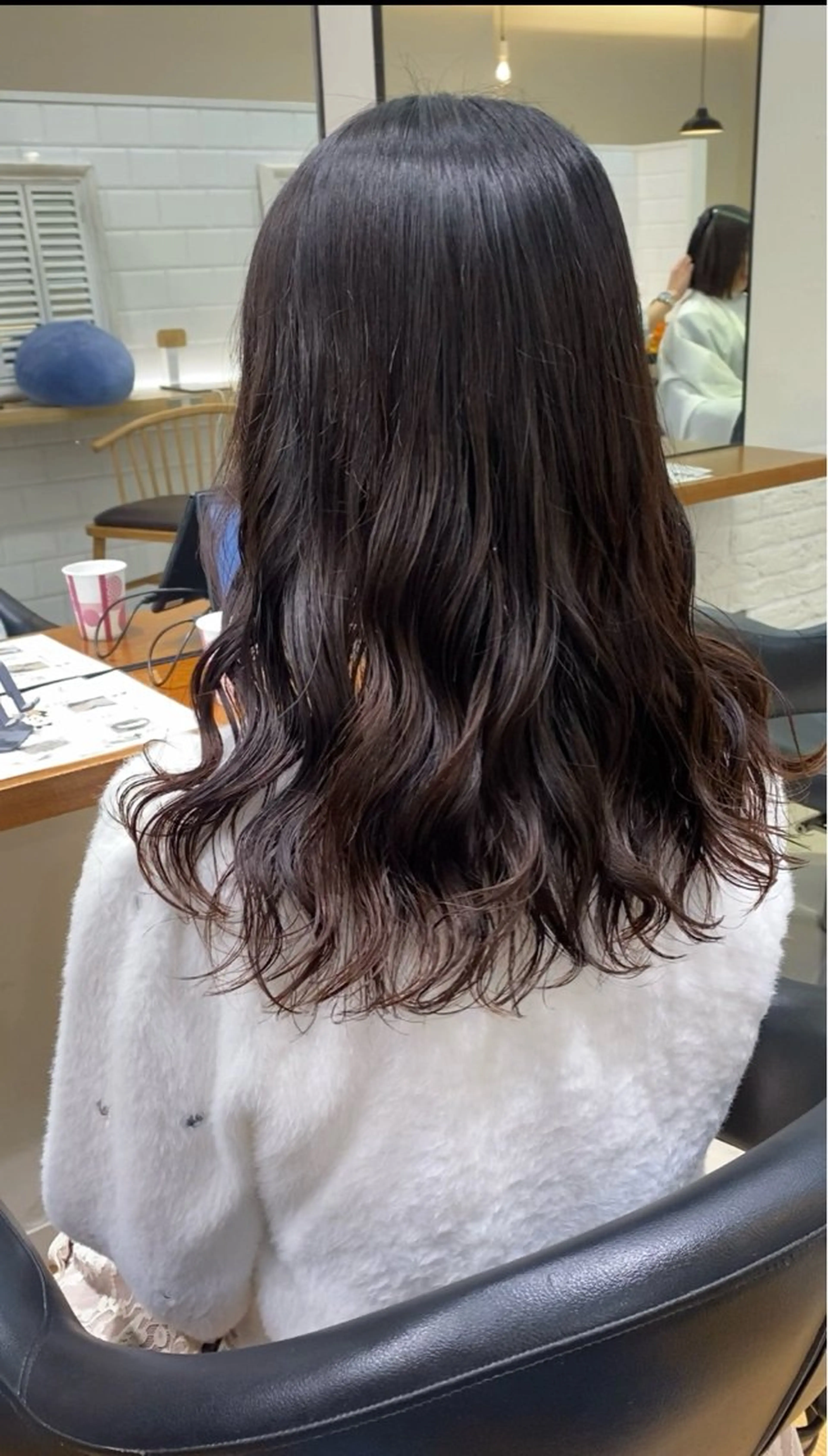 ロング パーマ コテ巻き風パーマ✨ かつみのヘアスタイル