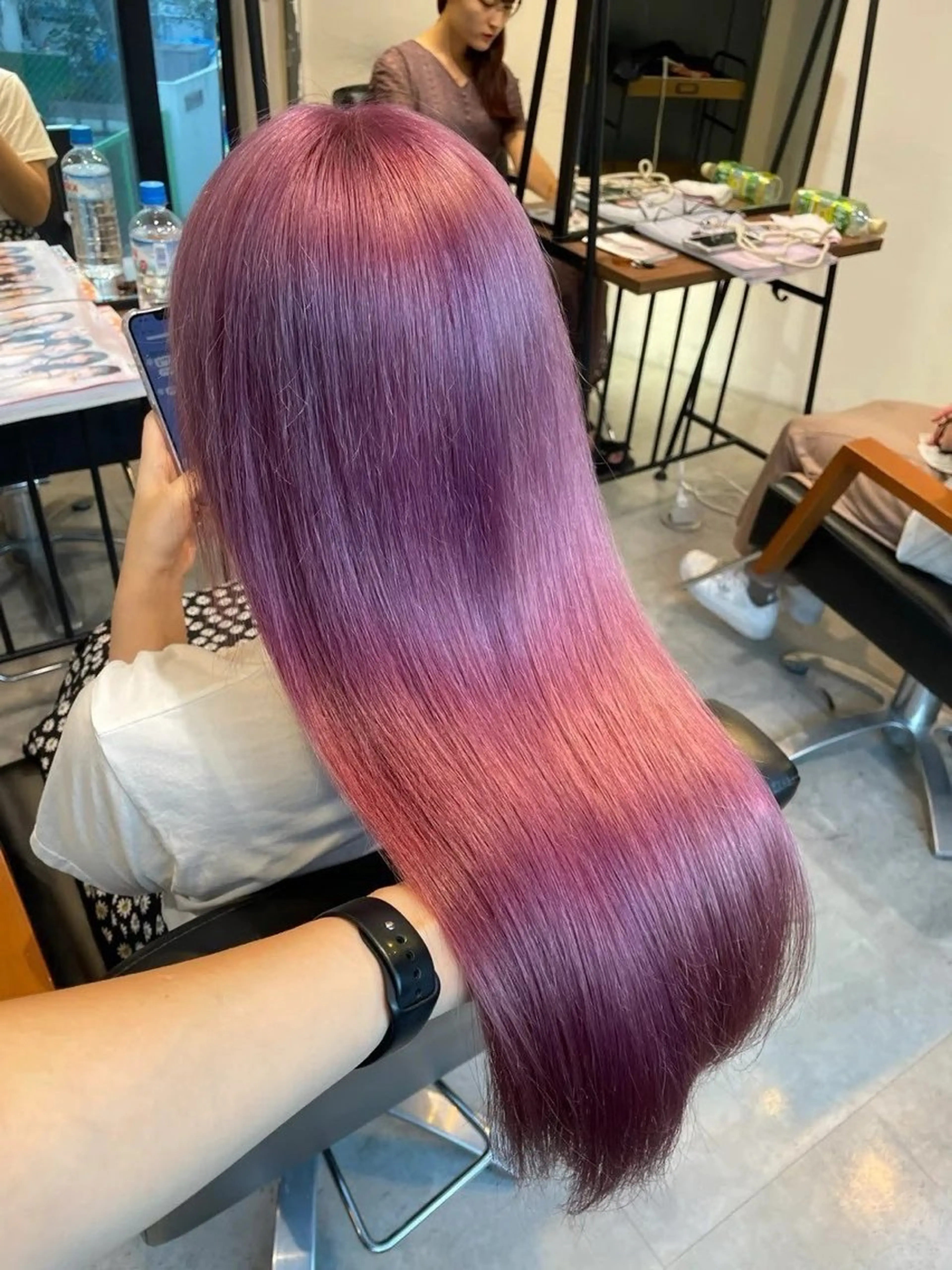 ロング カラー トリートメント トリートメント 🎀ིྀ暖色カラー/ 髪質改善/みどりのヘアスタイル