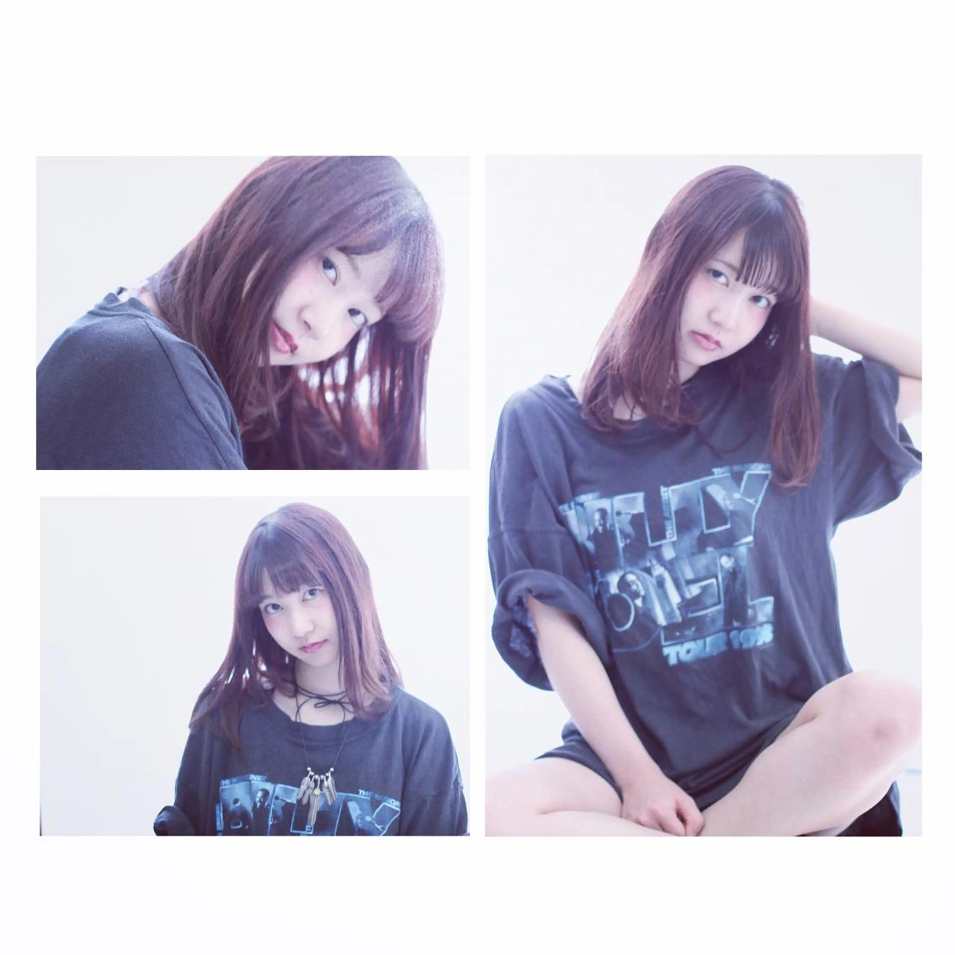 ロング カラー パーマ レッドカラー toi【トワ】所属・安達 俊亮のヘアスタイル