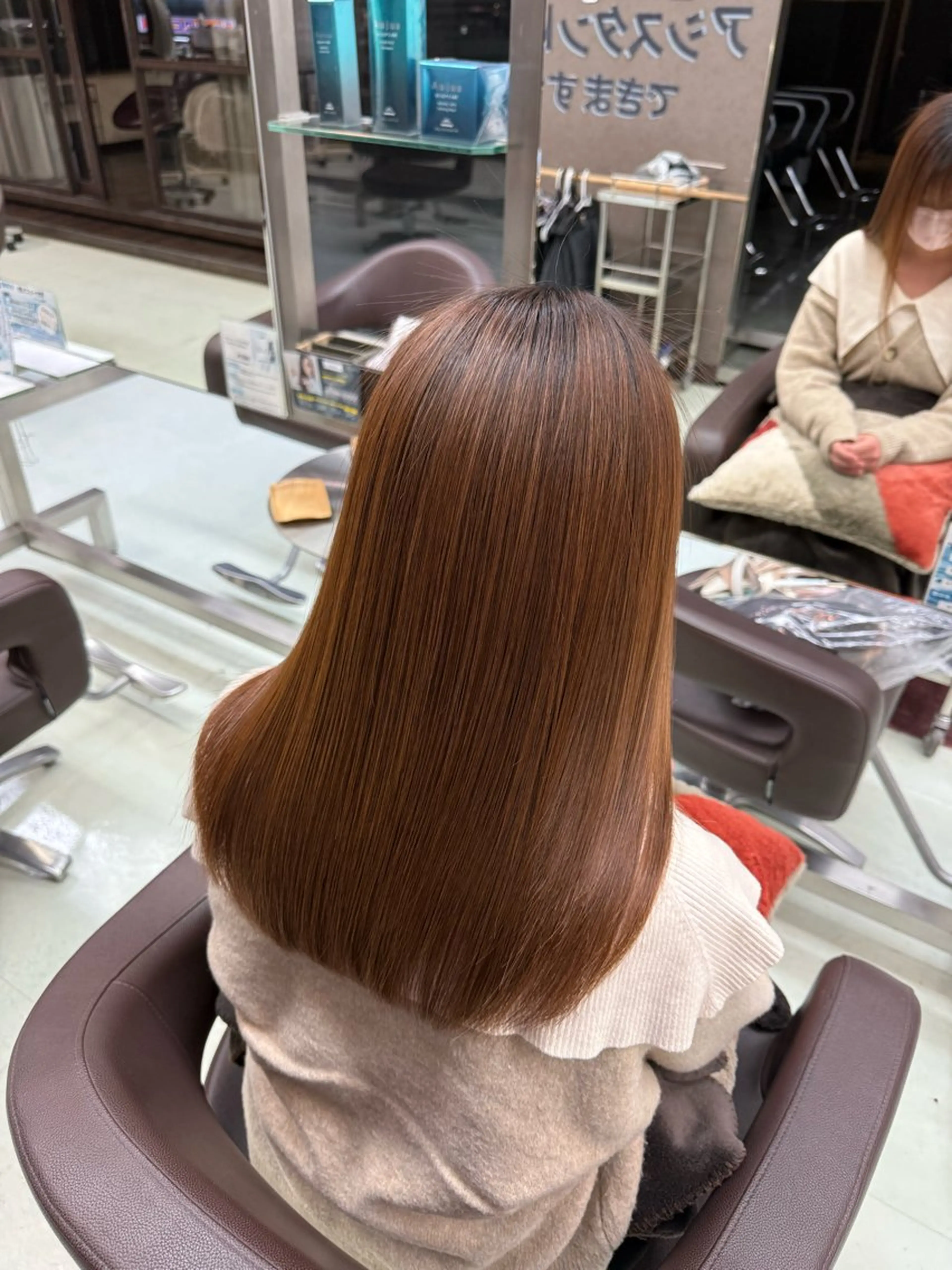 ロング カット ヘアカラー トリートメント 大人ショート・ボブ✨ 小顔カット/新井優馬のヘアスタイル