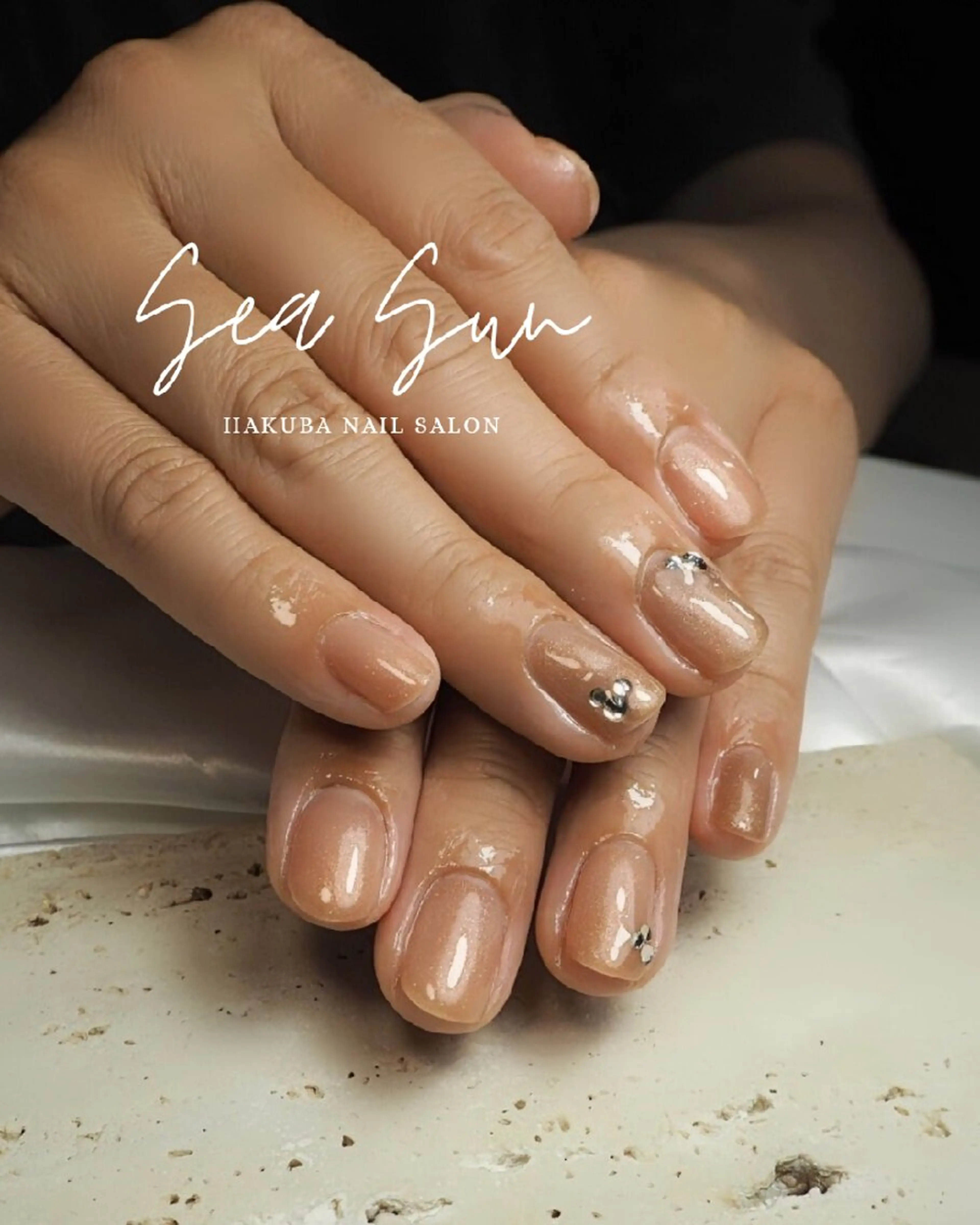 ネイル ワンカラーネイル ハンドネイル 白馬ネイルサロン （しーさん）のネイルデザイン