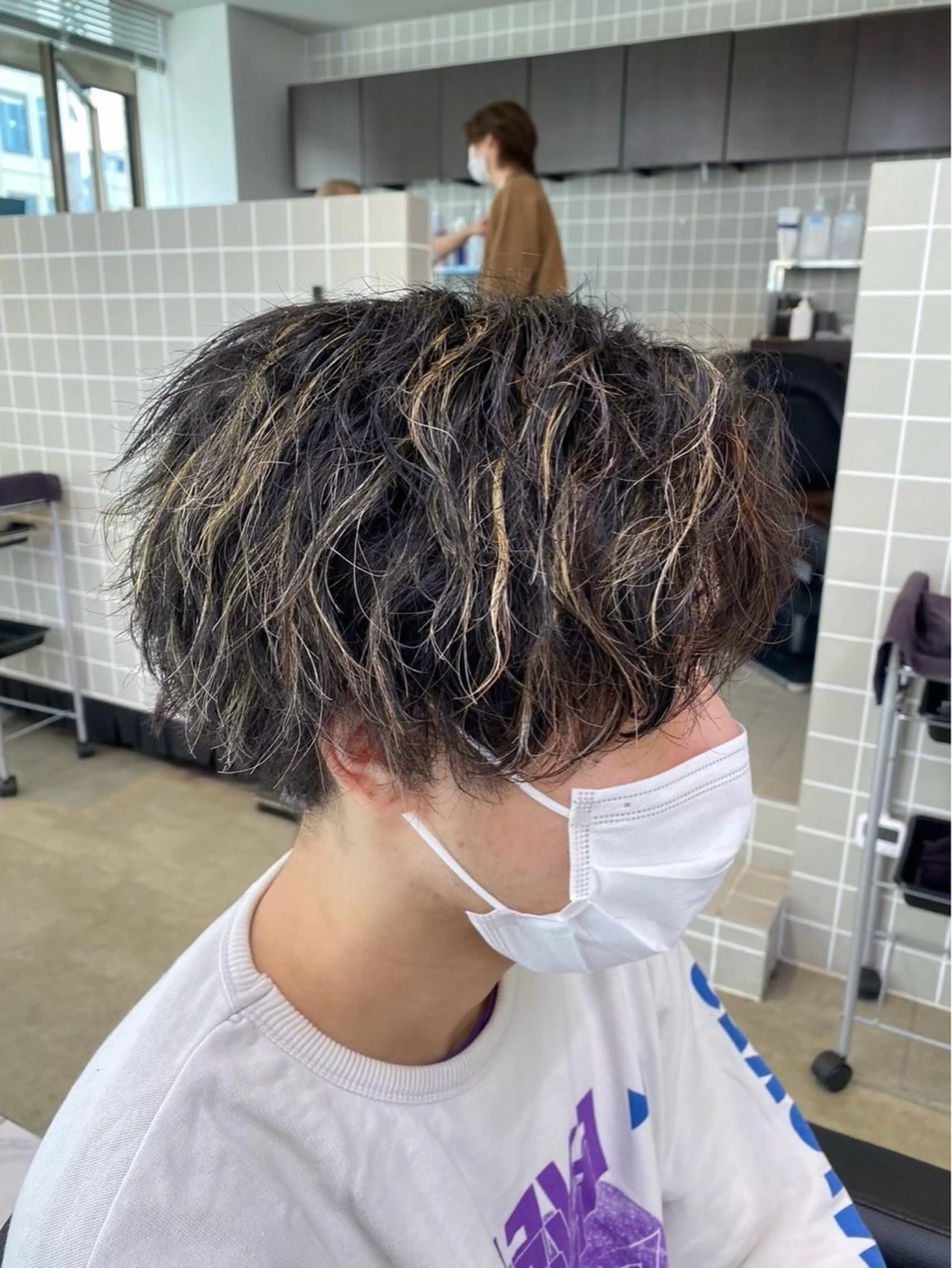 カラー パーマ メンズ カット ヘアカラー トリートメント ヘッドスパ メンズ特化/パーマ/ カット/カラー/るなのヘアスタイル