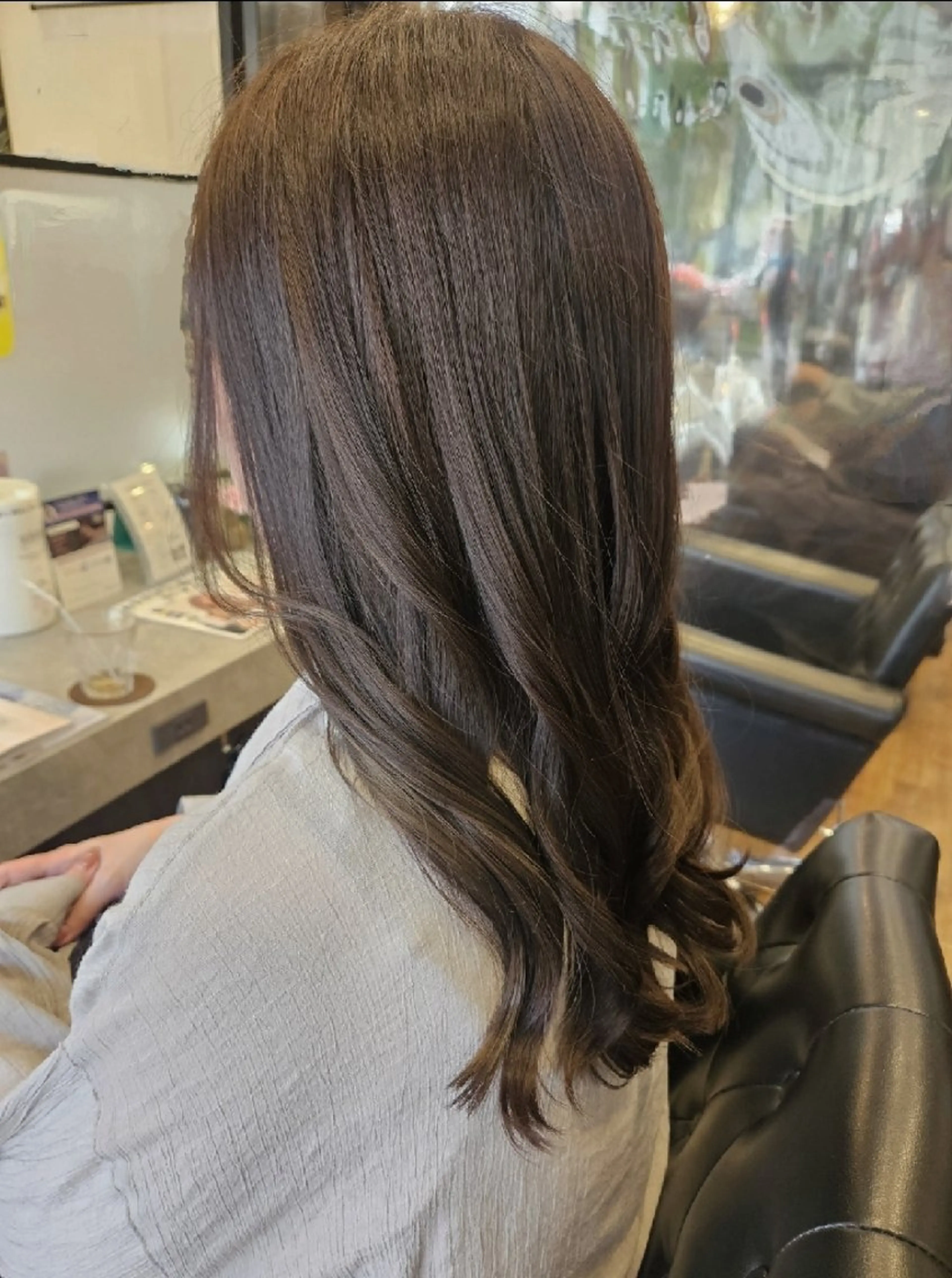 ロング カラー 関口 友菜のヘアスタイル