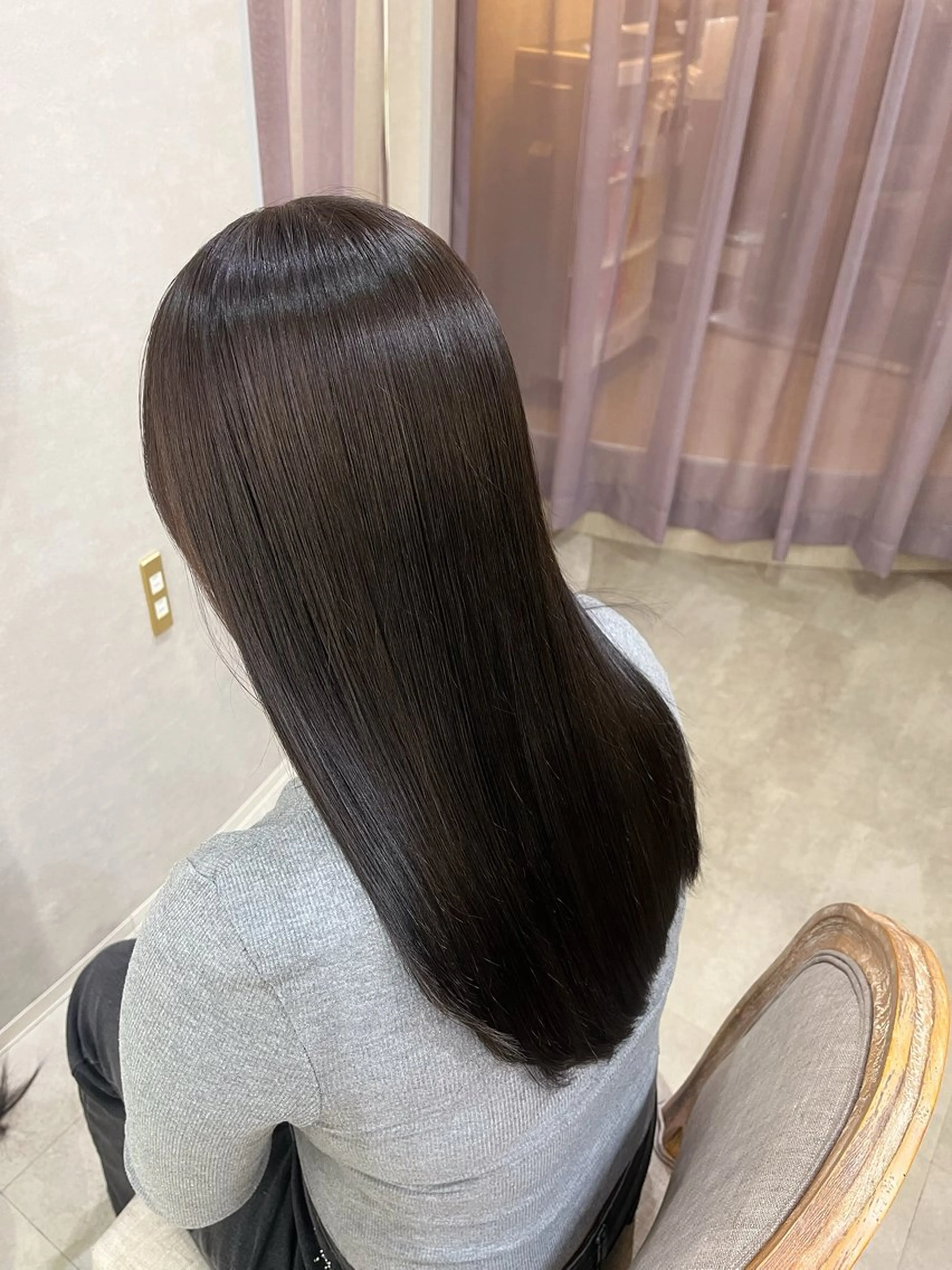 セミロング ヘアカラー トリートメント 髪質改善/Color Couture るなのヘアスタイル