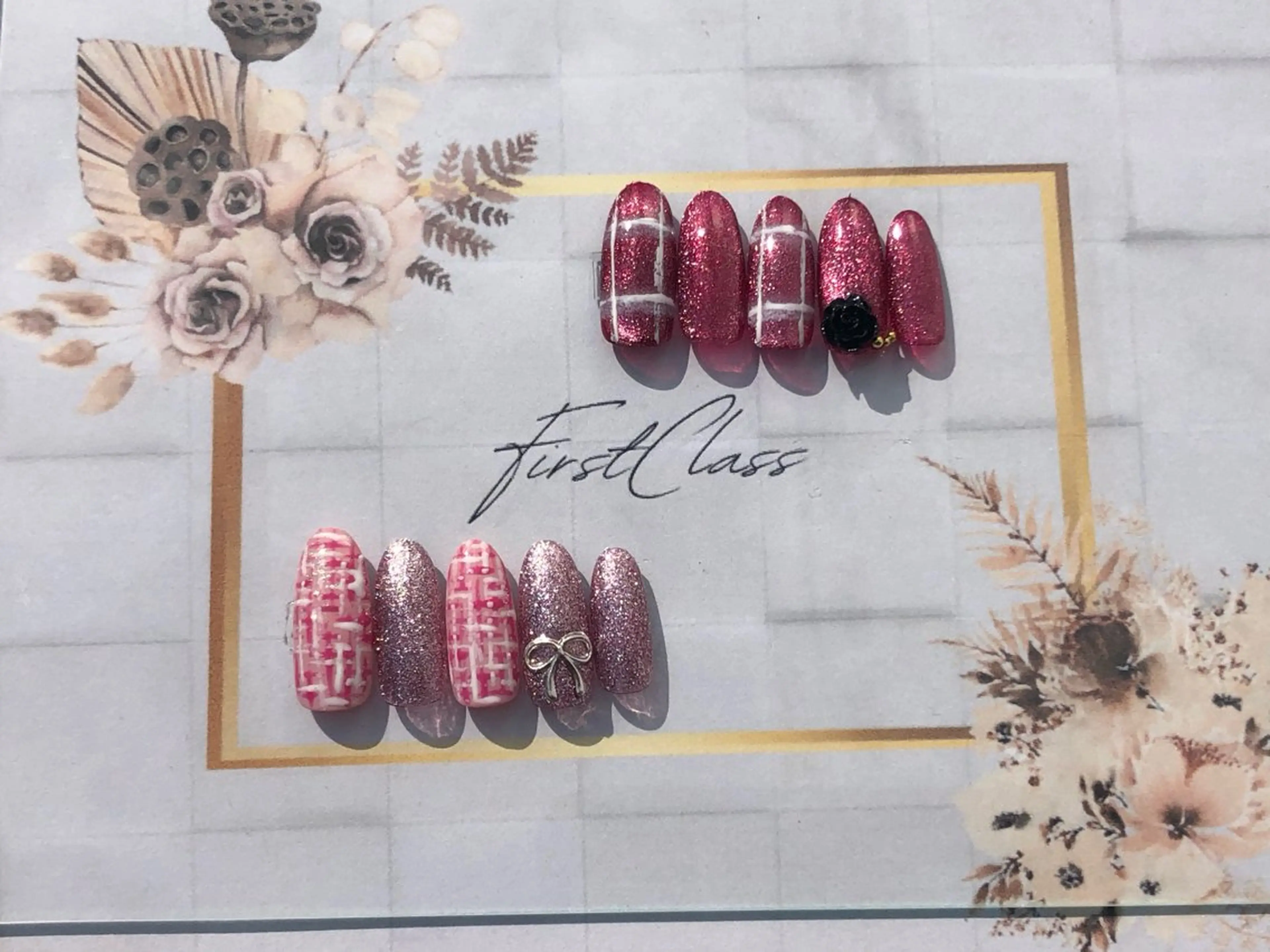 ネイル 長さ出し ハンドネイル 。 YURiのネイルデザイン