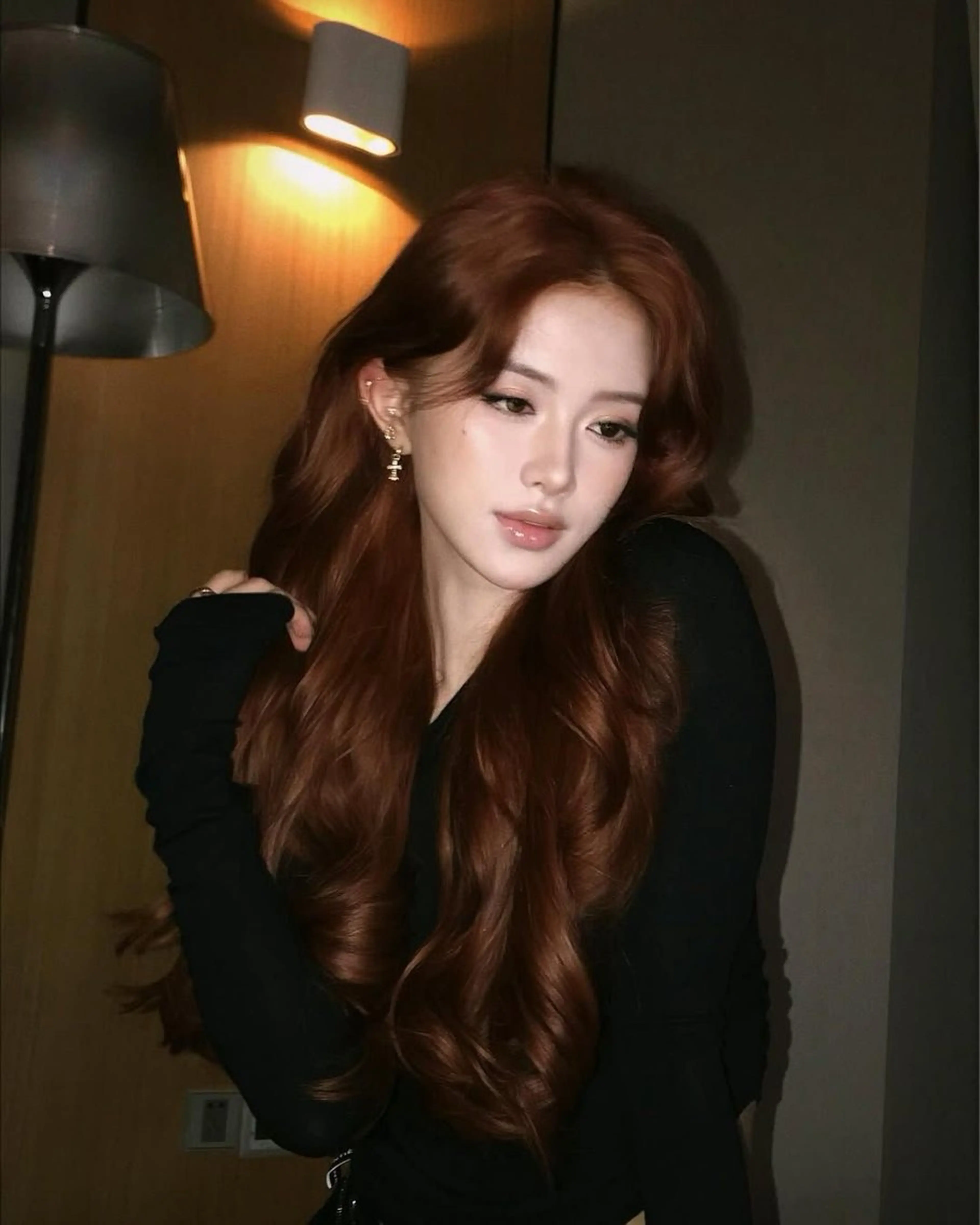 ロング カラー カット ヘアカラー 中韓🇨🇳🇰🇷 🤍TAKAHIROのヘアスタイル