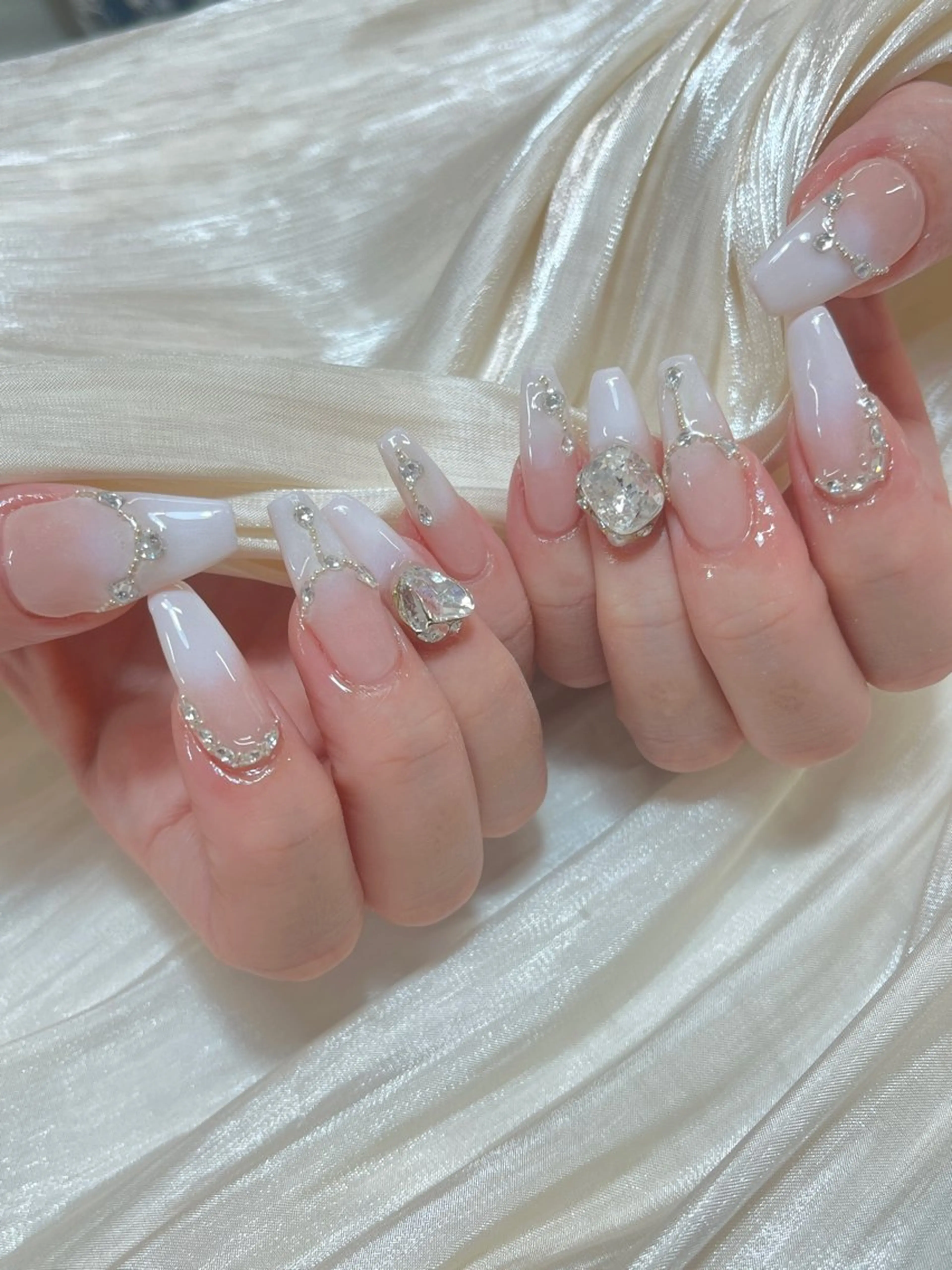 ネイル 持ち込み candy nail 韓国風ワンホンネイルのネイルデザイン
