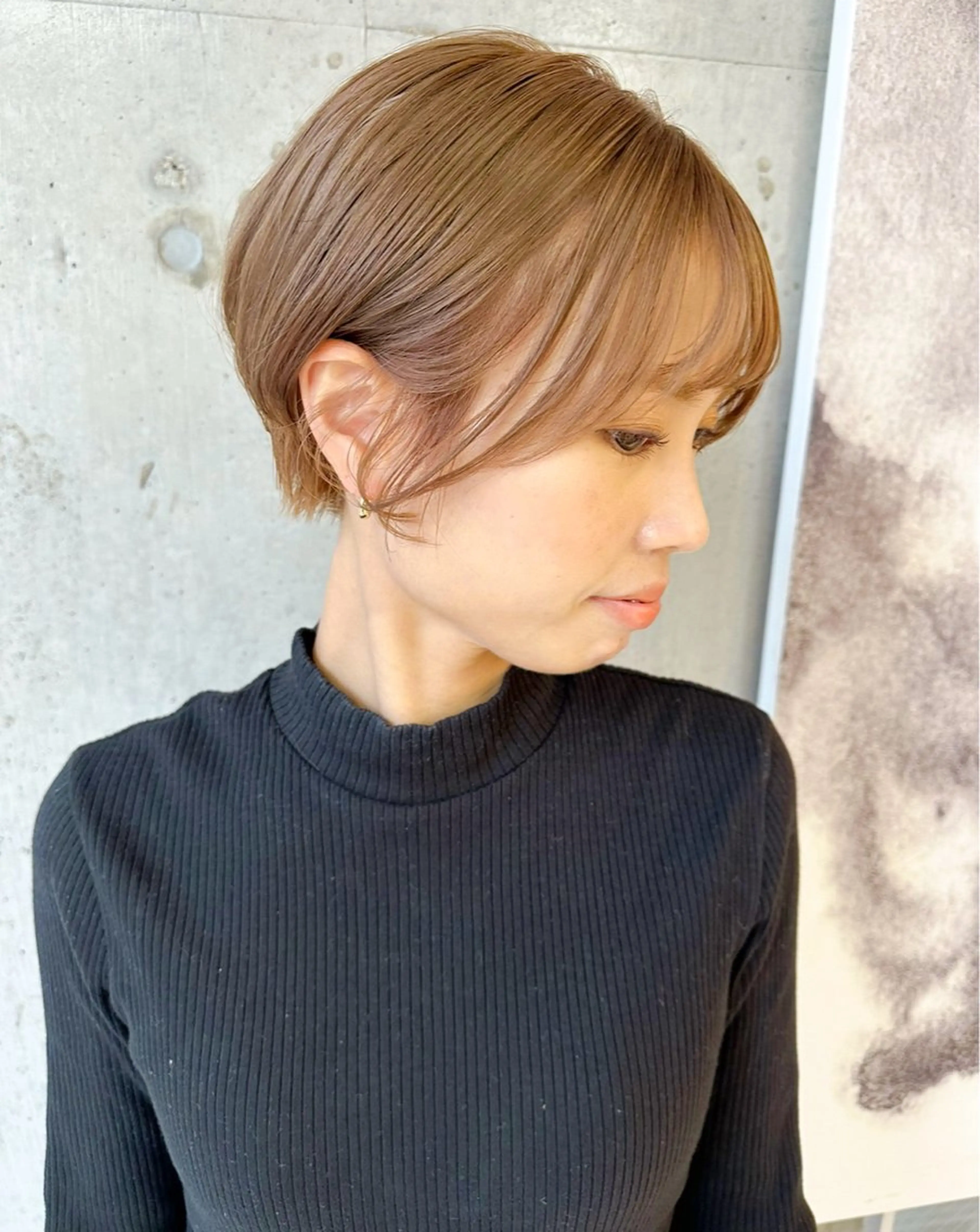 ショート 園田あずさ/髪質改善 /透明感カラーのヘアスタイル