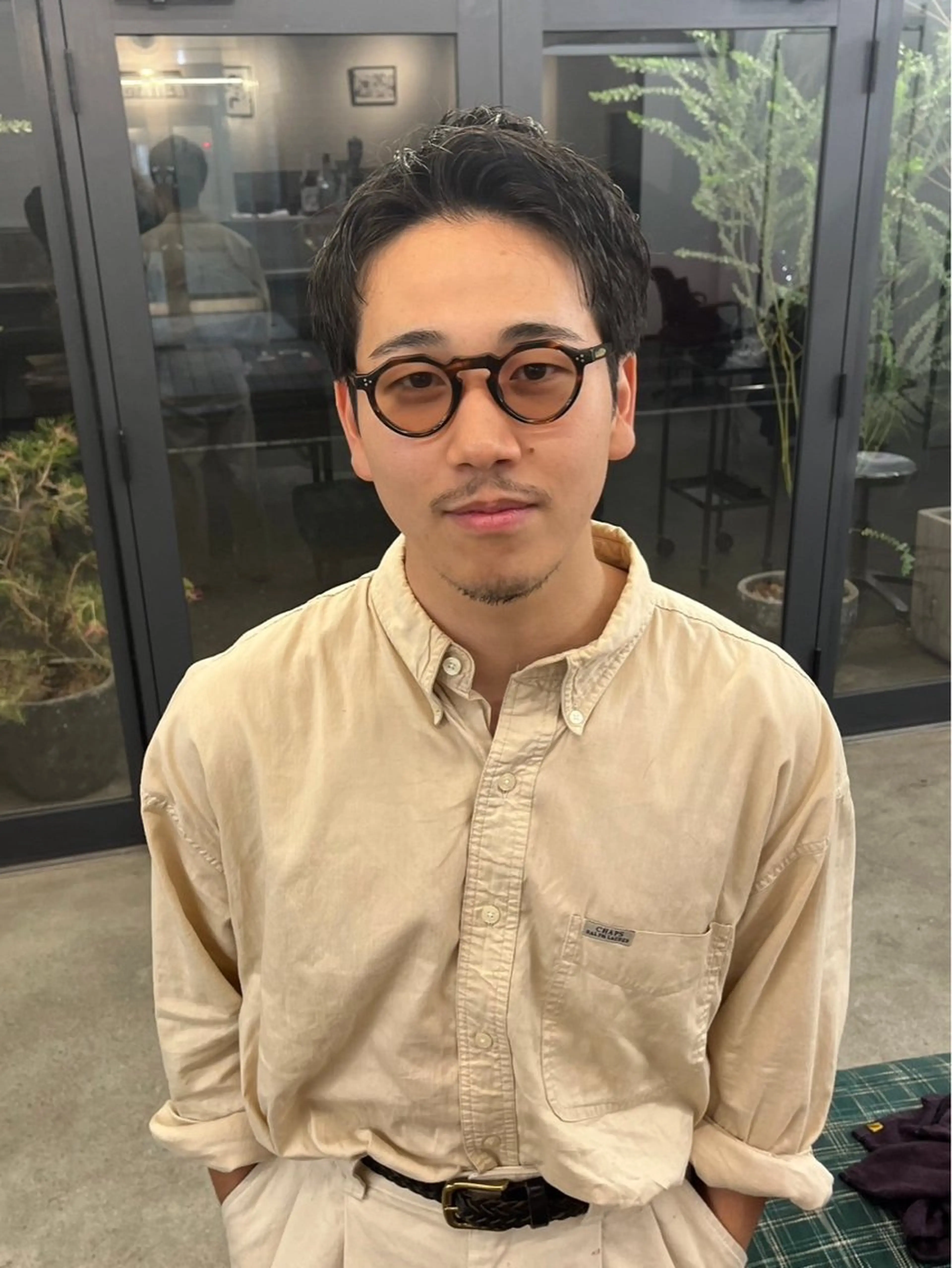 ショート パーマ カット 【お洒落パーマ】 Elme　肥塚康汰郎のヘアスタイル