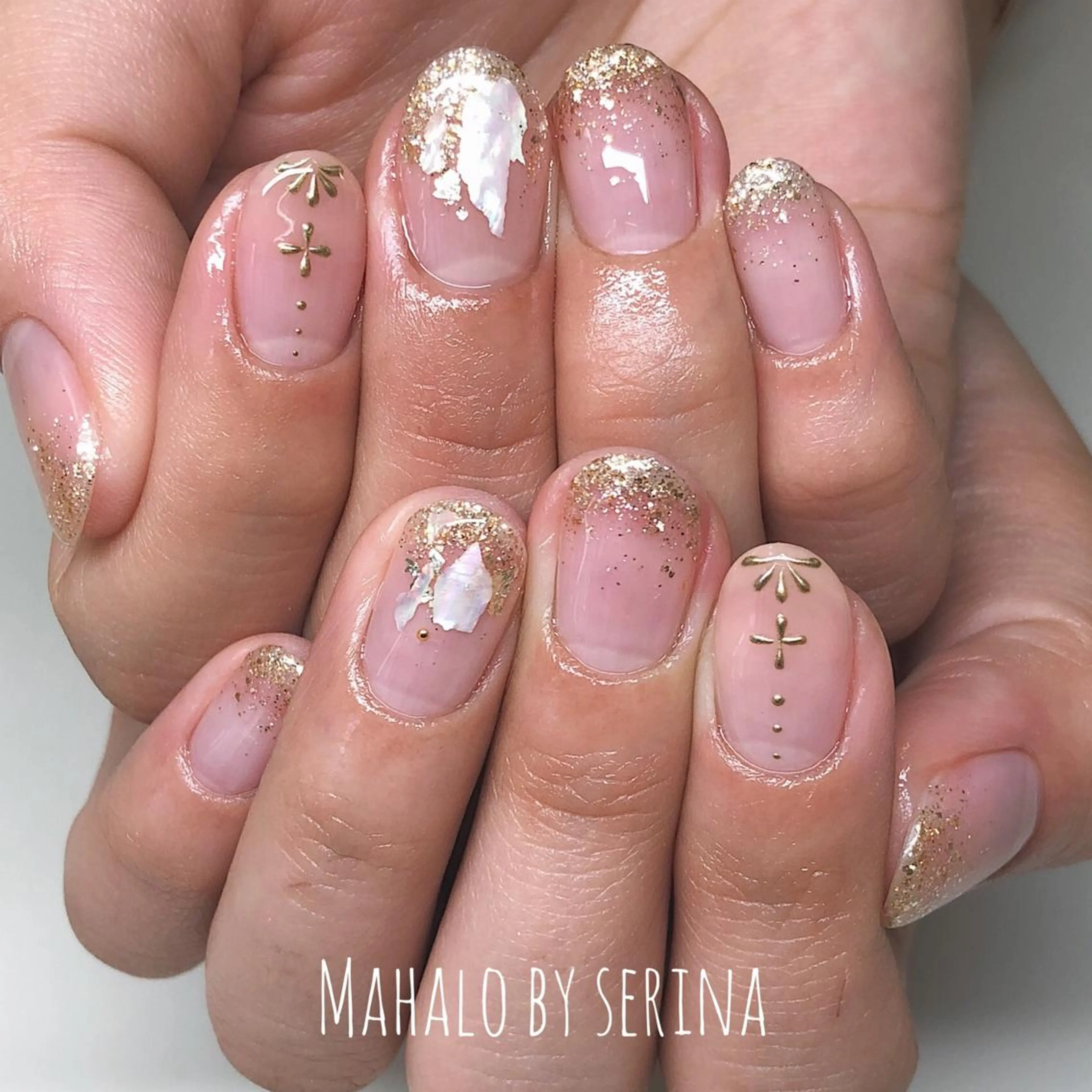 ミディアム カラー ネイル SUNNY BAE. SERINAのネイルデザイン