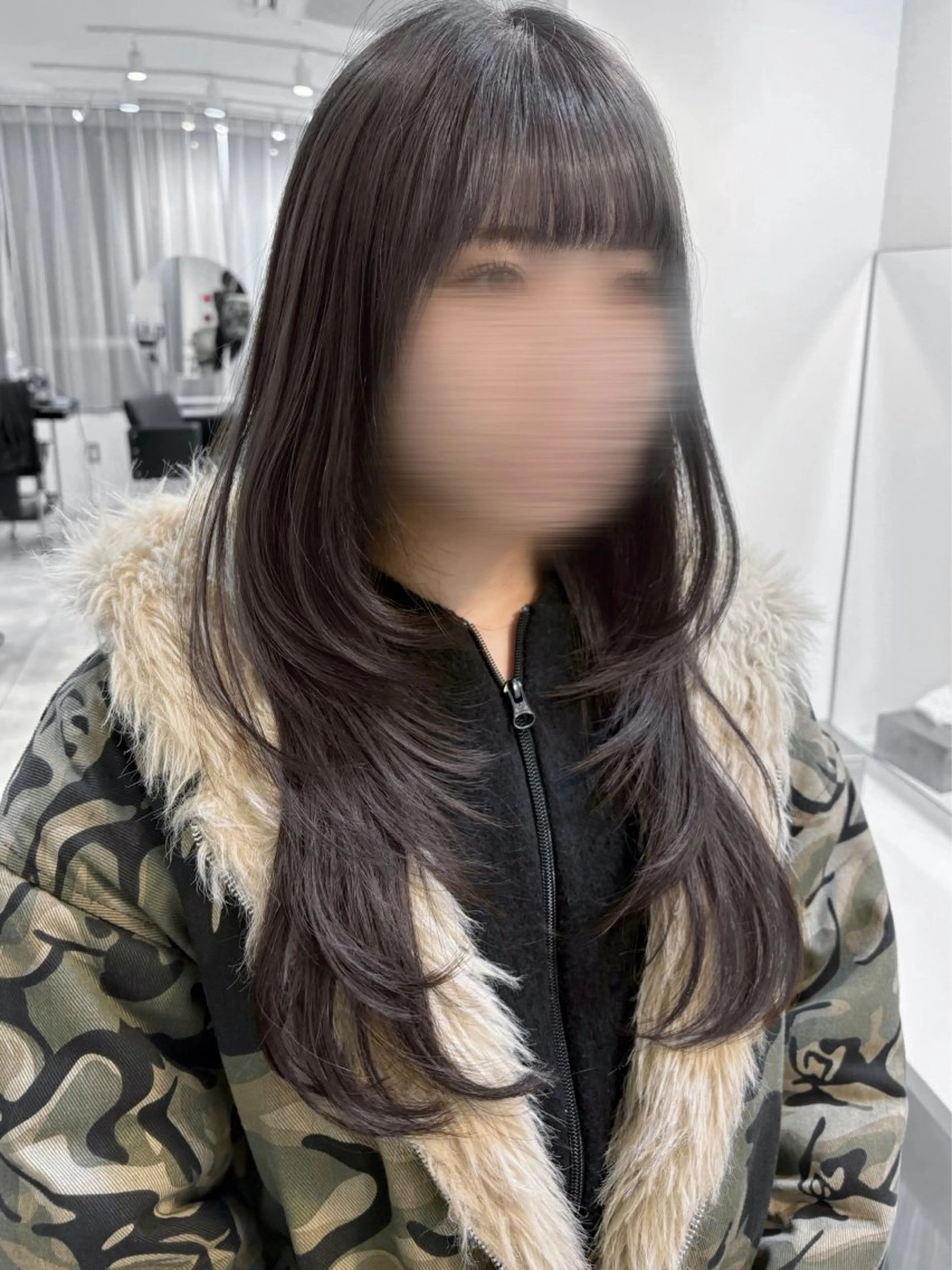 ロング カラー ヘアアレンジ カット ヘアカラー トリートメント 🖤Mion /SOYON🪽‪のヘアスタイル