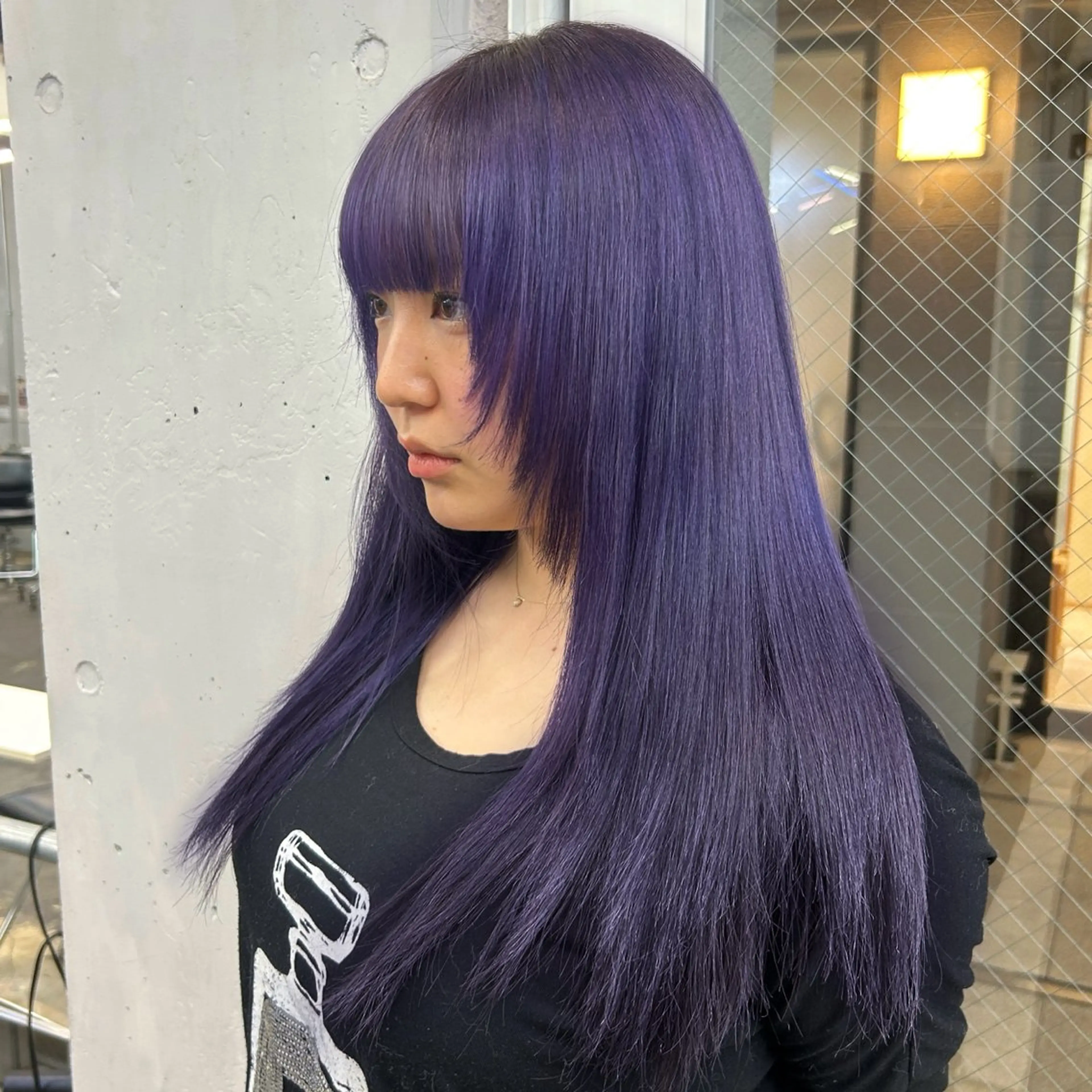 ミディアム カラー ヘアカラー トリートメント ✨うる艶/ブリーチ✨ 𝓡𝒖𝓷𝐚💋のヘアスタイル