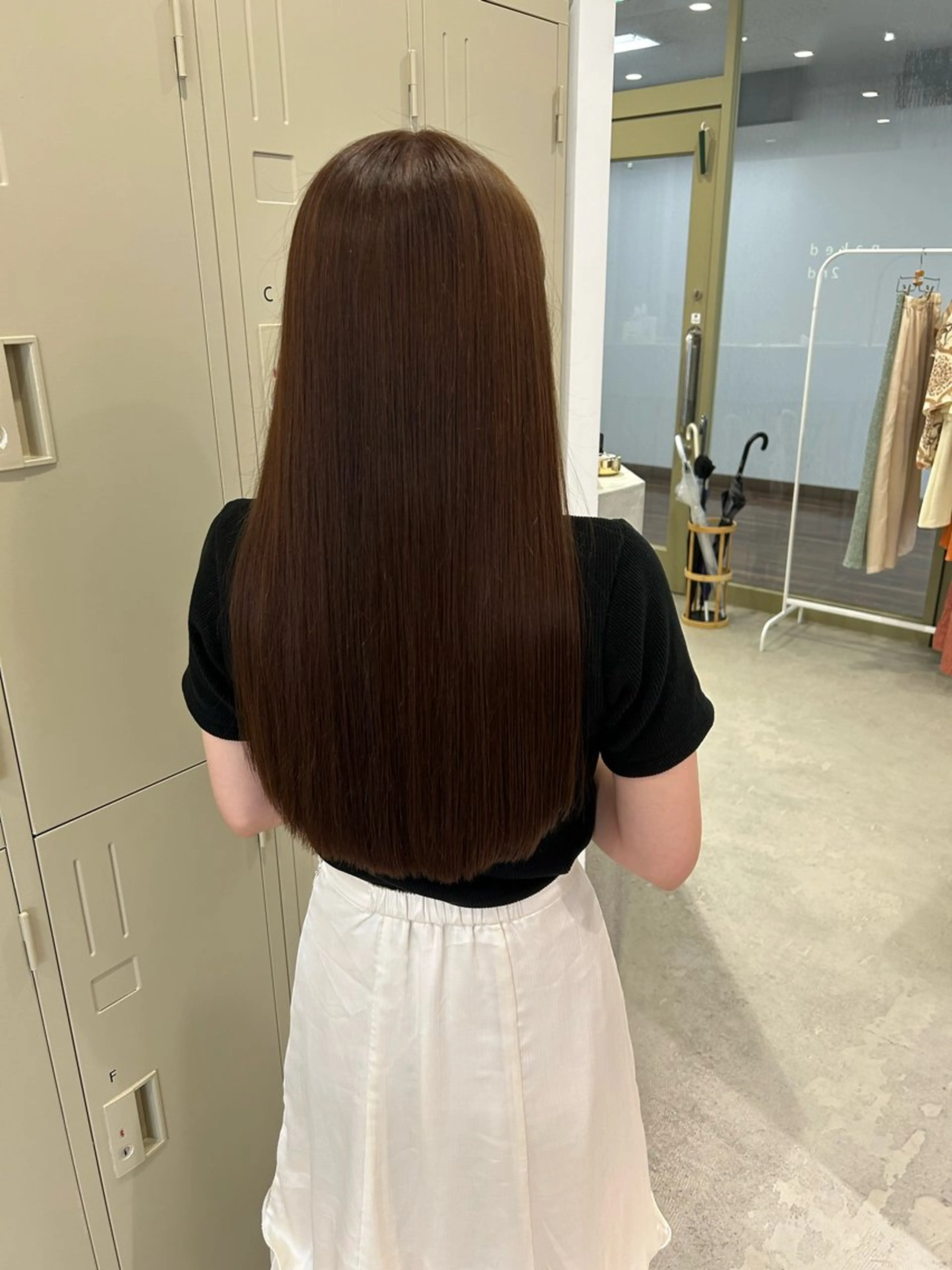 ロング カラー 戸田 望月のヘアスタイル