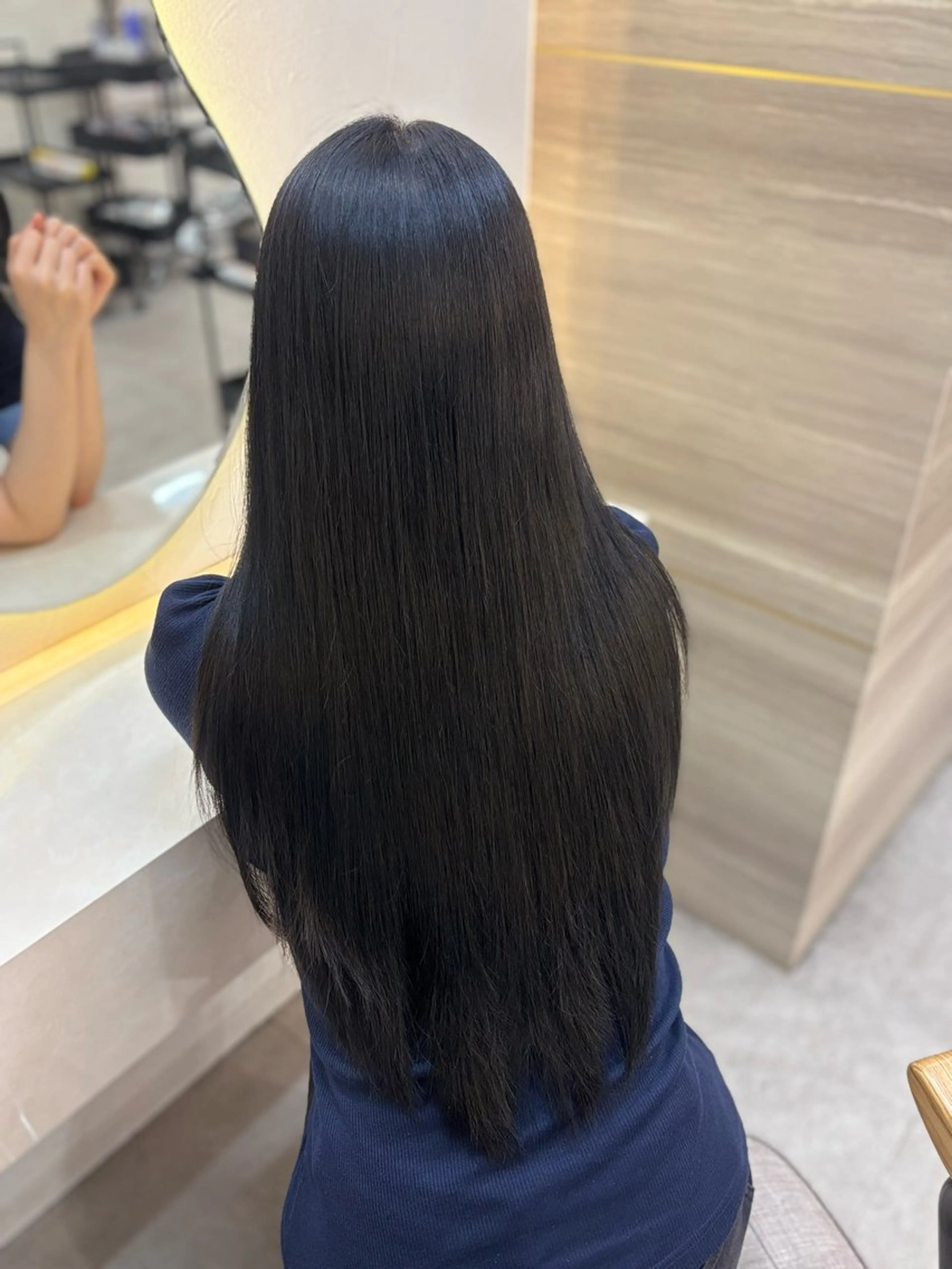 【就活生・実習生向け】暗染めワンカラー➕カット【モデル】必ず詳細ご確認ください!の写真