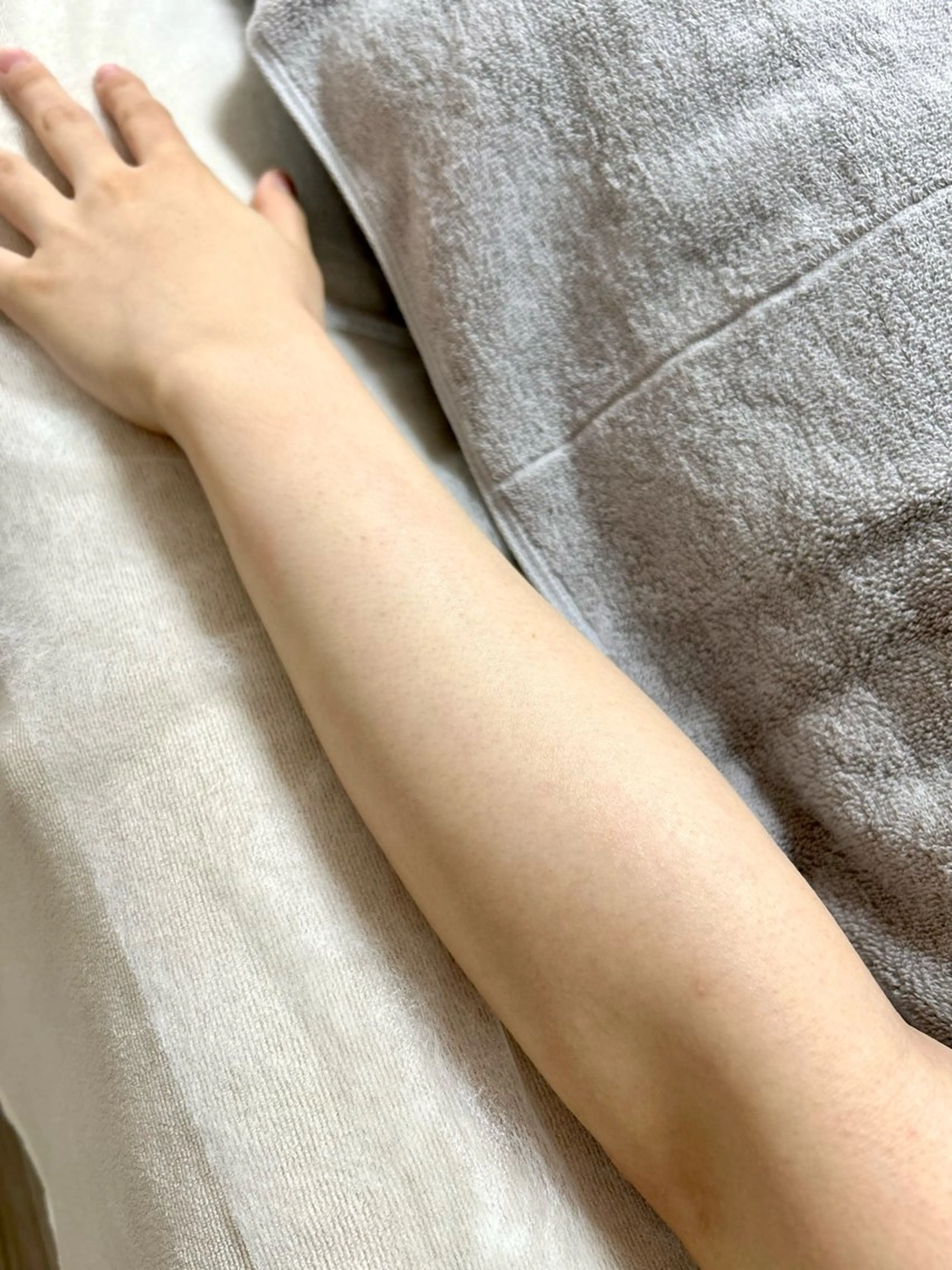 肘上 or 肘下の写真