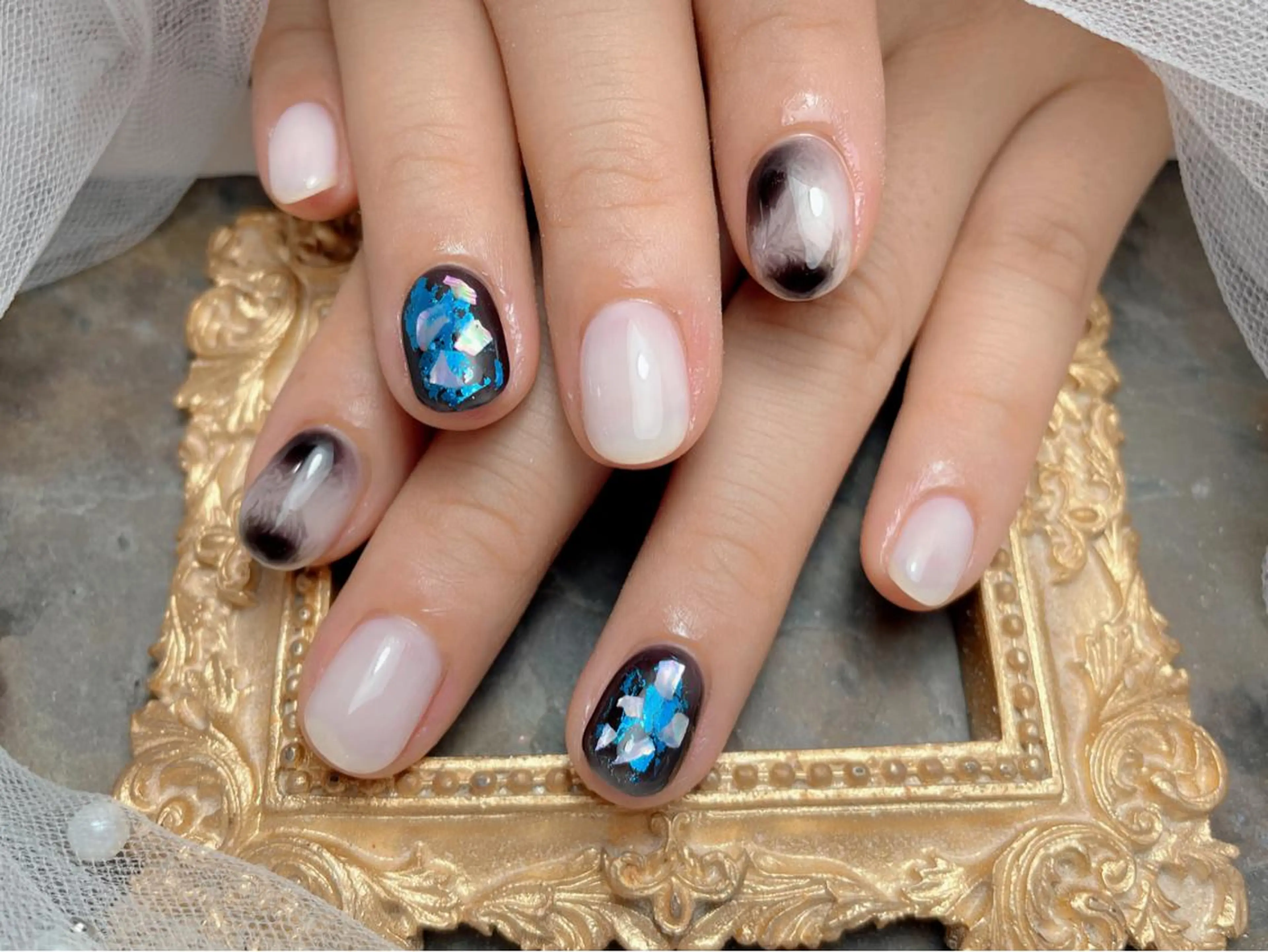 ネイル ハンドネイル マジックミラー所属・マジック ミラーのネイルデザイン