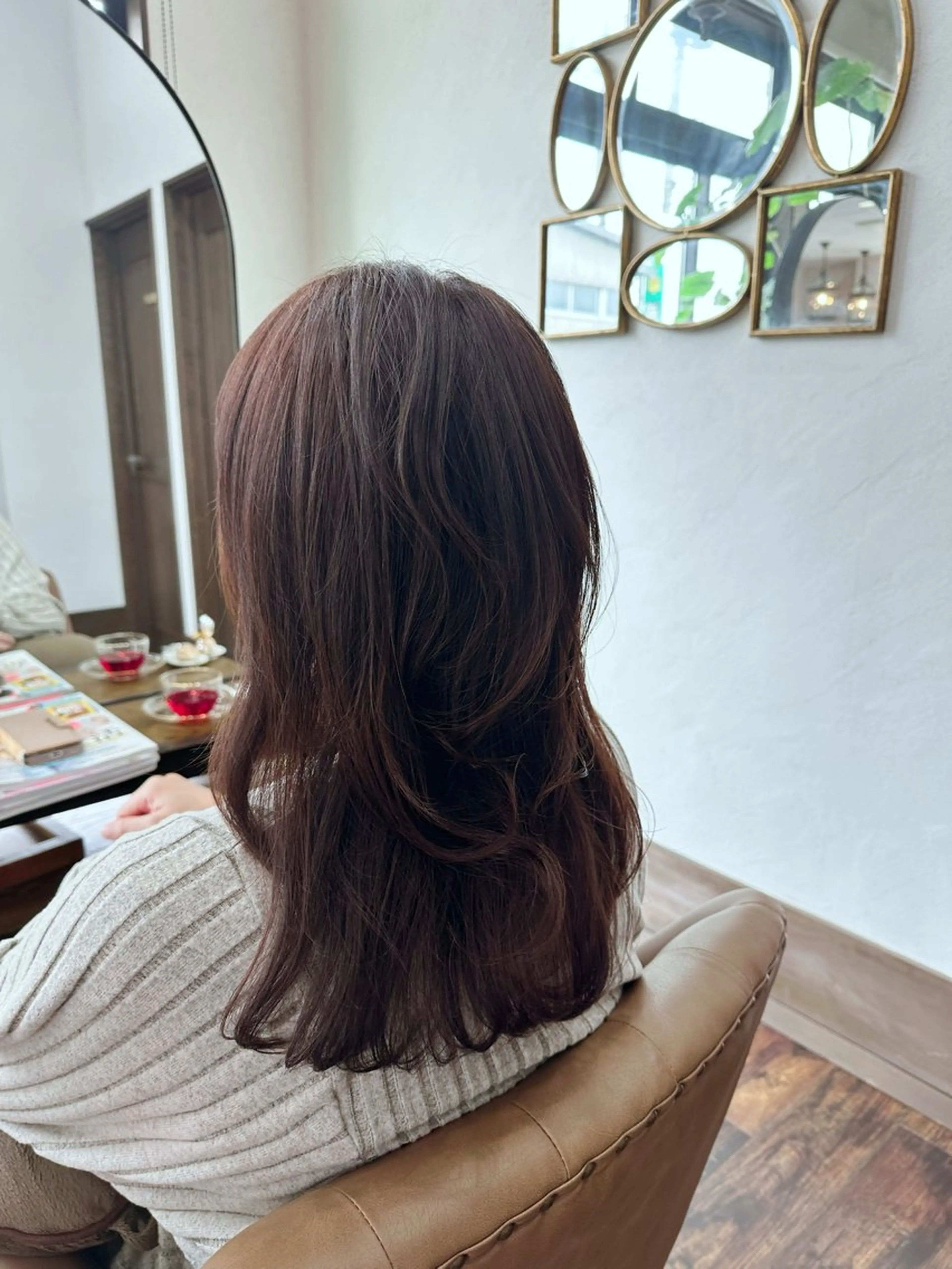 レディースカット+カラーの写真