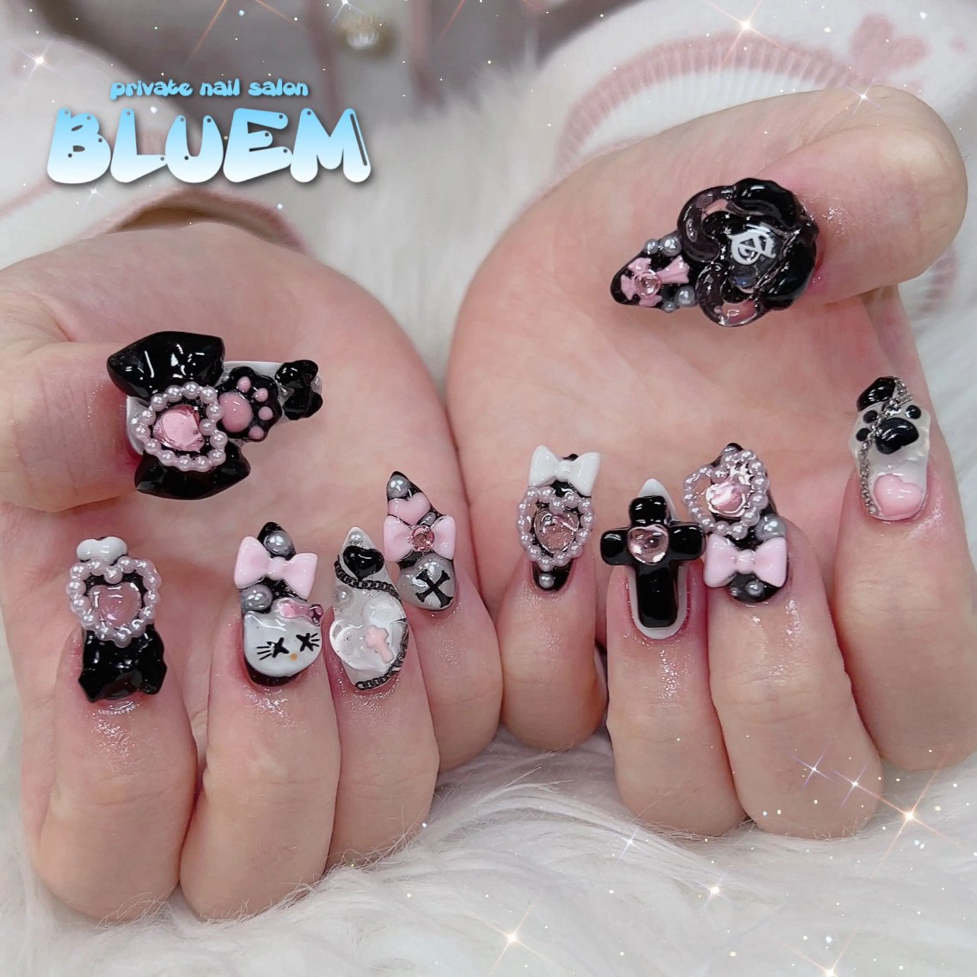 ネイル ハンドネイル BLUEM なな🐶のネイルデザイン