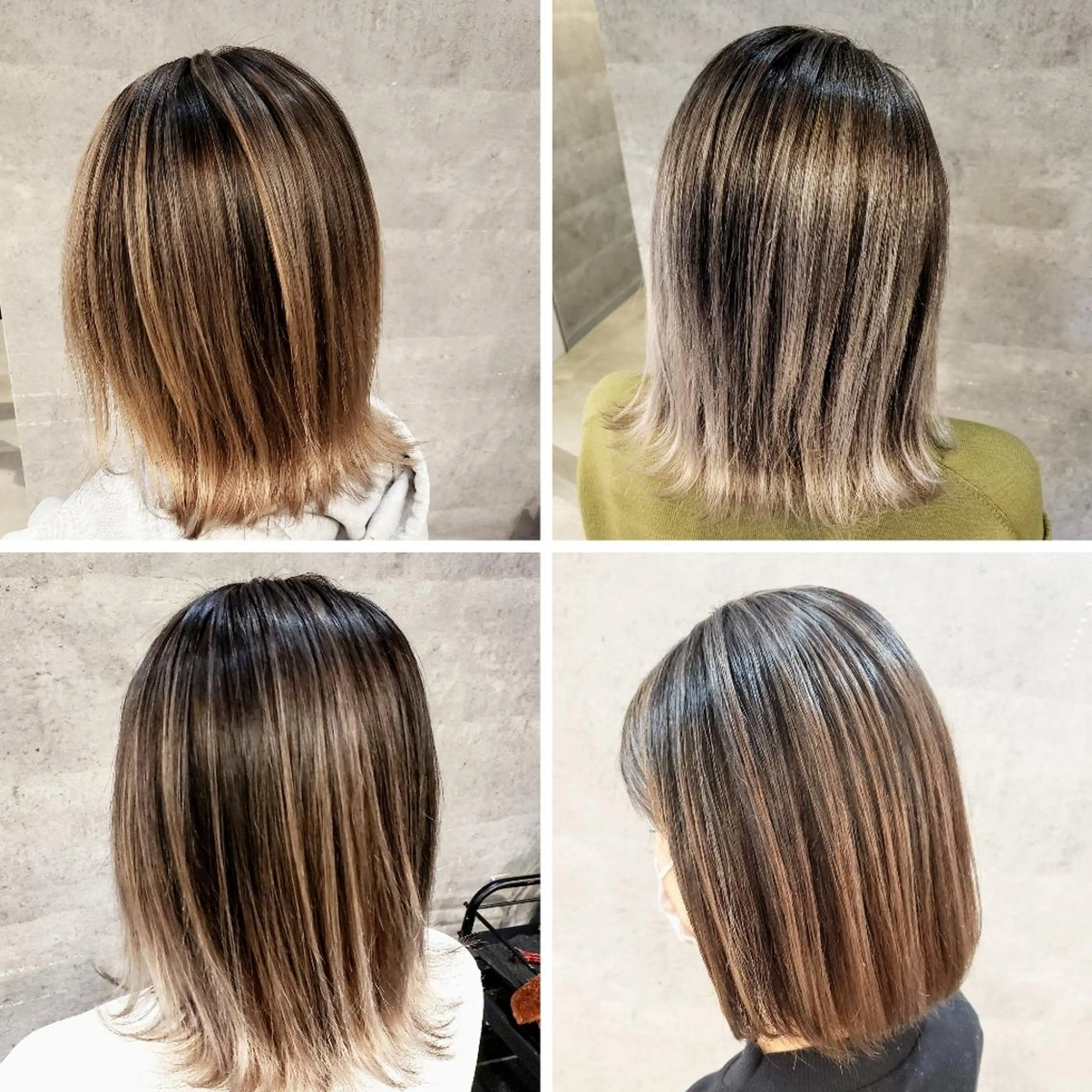 ミディアム レイヤーカット ヘアカラー トリートメント Oli所属・ミルクティー特化 🌈島内　琢真🌈のヘアスタイル