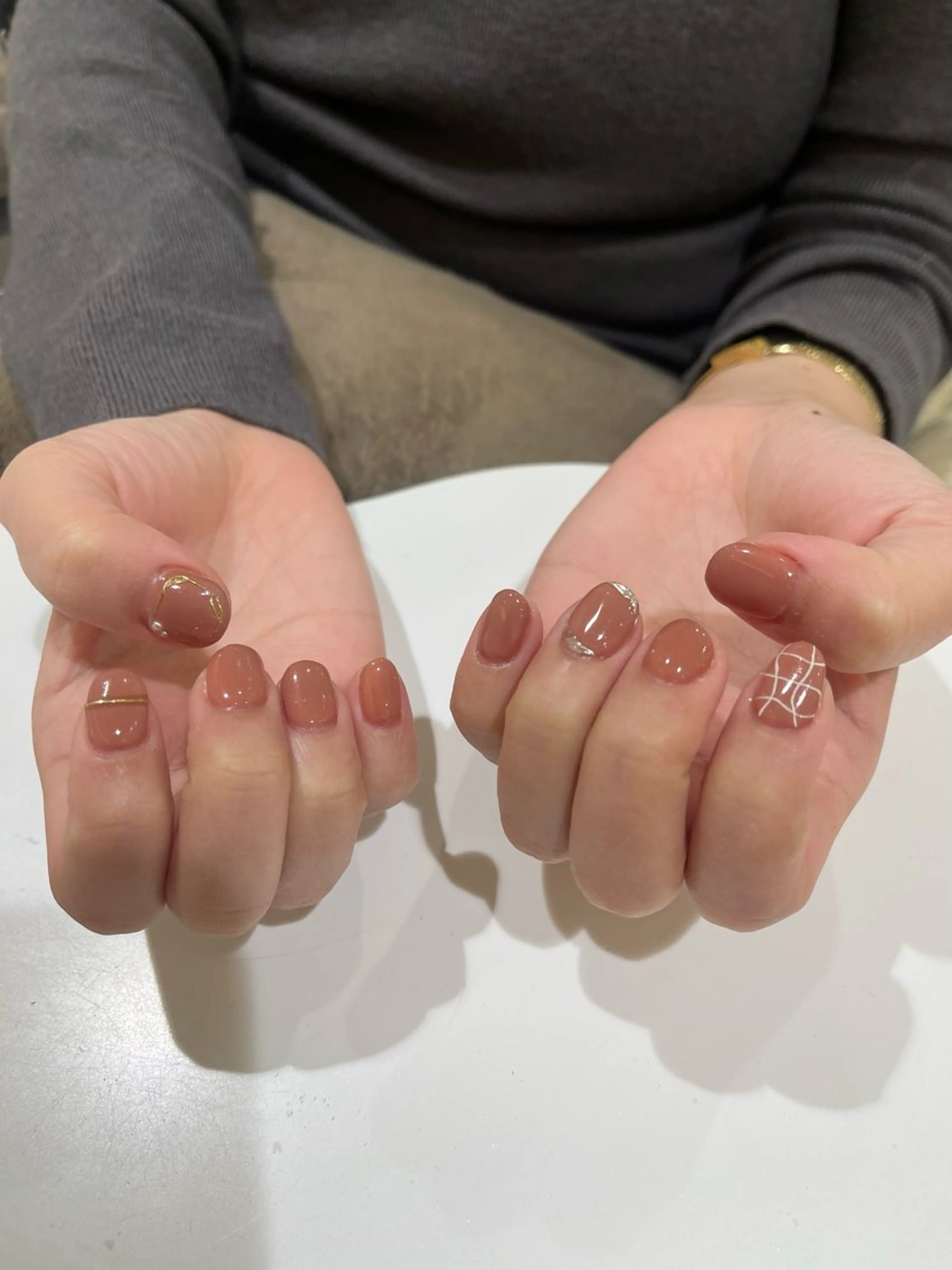 ネイル 🐶 🐾のネイルデザイン