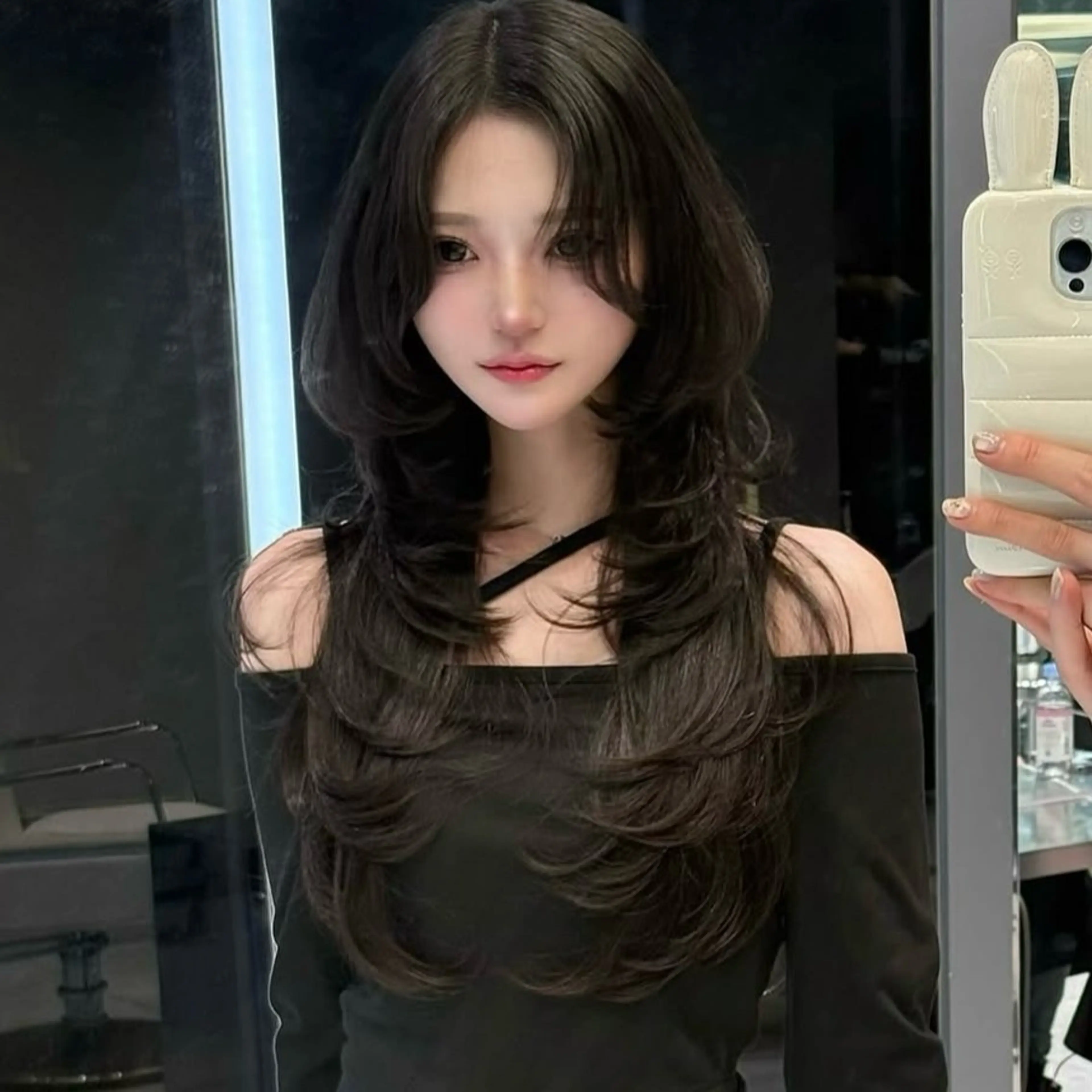 ロング ハイレイヤー レイヤーカット REDEAL SHIBUYA所属・maya/レイヤー カット/ミインパーマのヘアスタイル