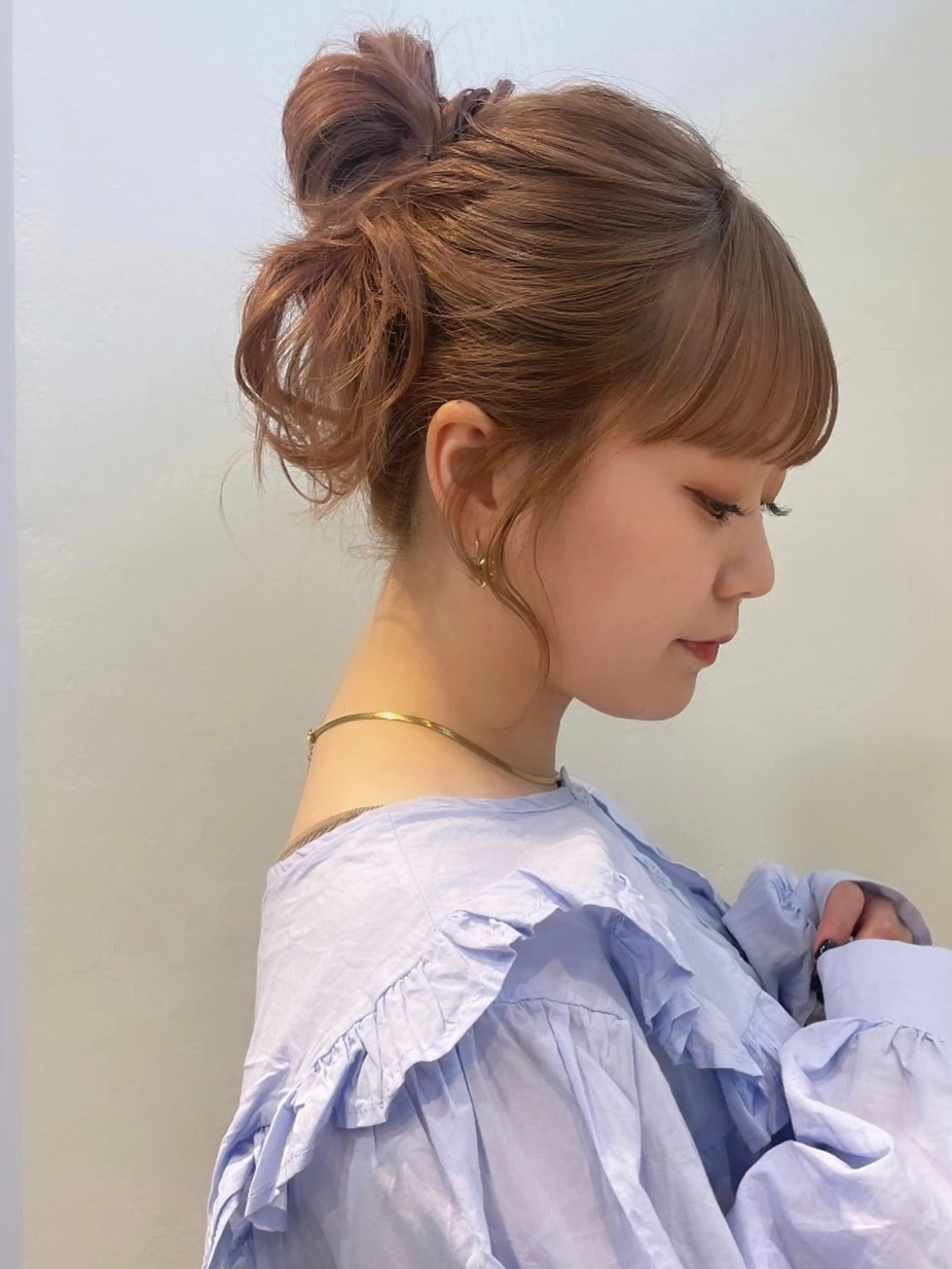 ヘアアレンジ カット トリートメント ヘアセット 若月 あやかのヘアスタイル