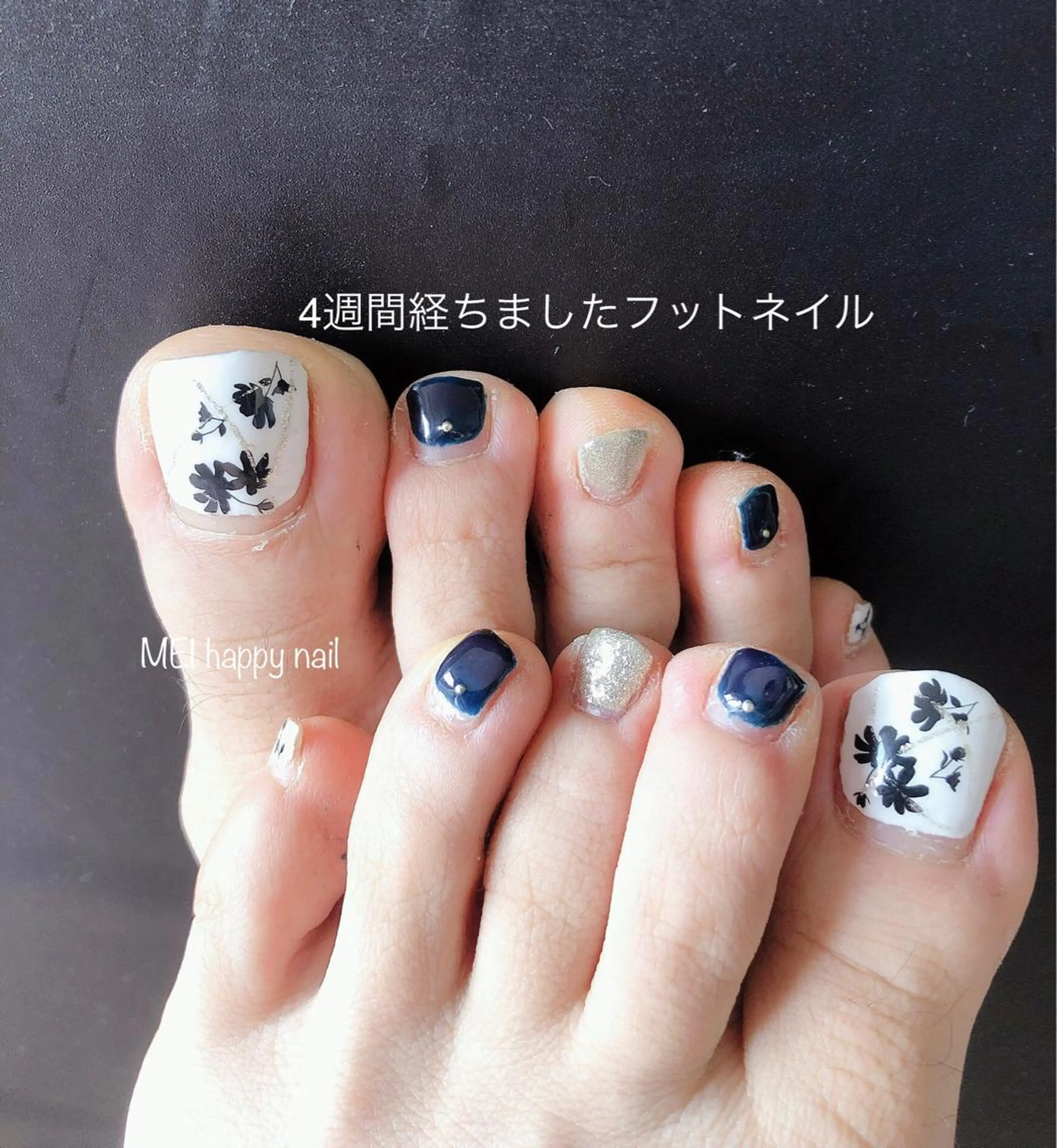 ネイル 北浦和 自爪育成ケアのネイルデザイン