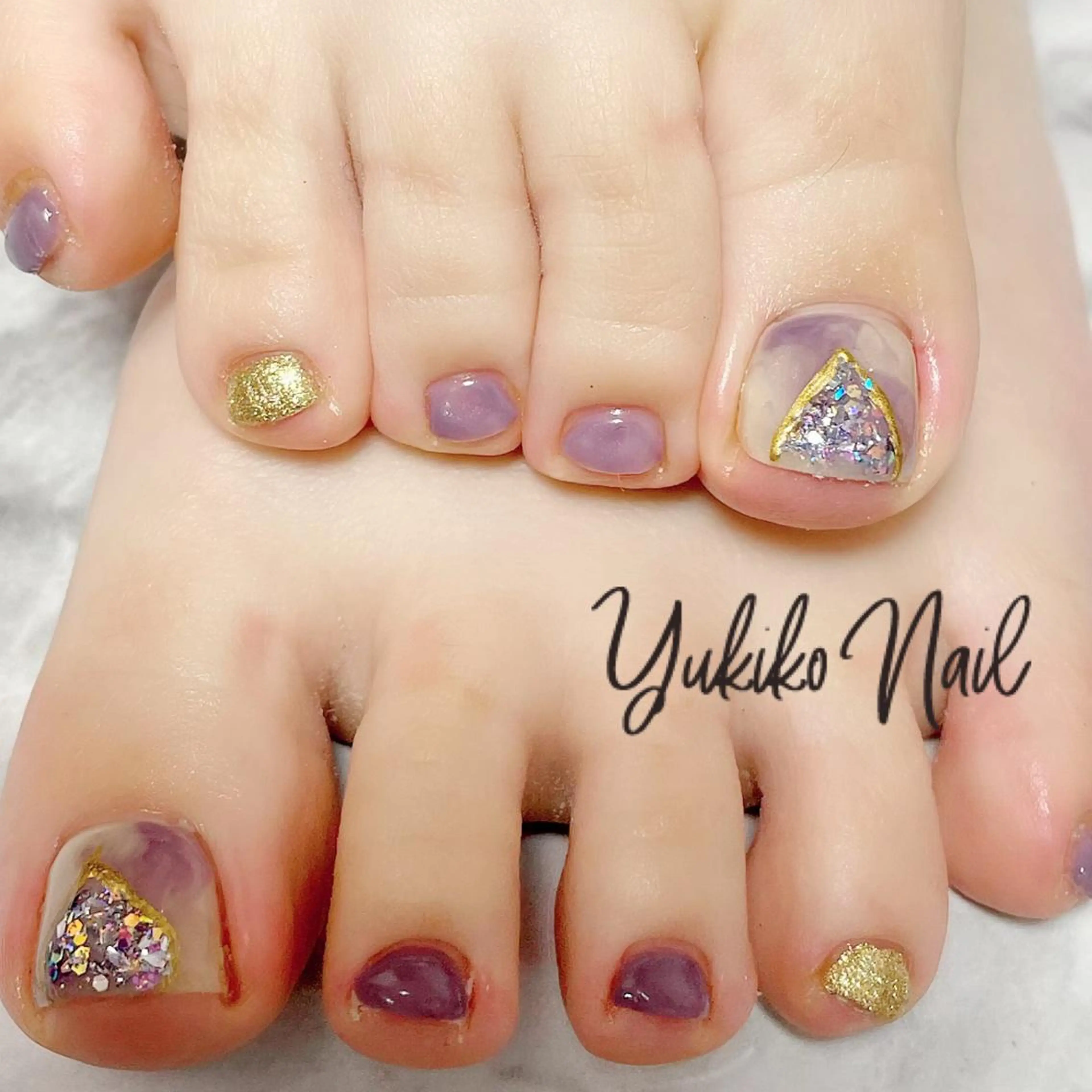 ネイル アートネイル フットネイル フットネイル ユキコ ネイルのネイルデザイン