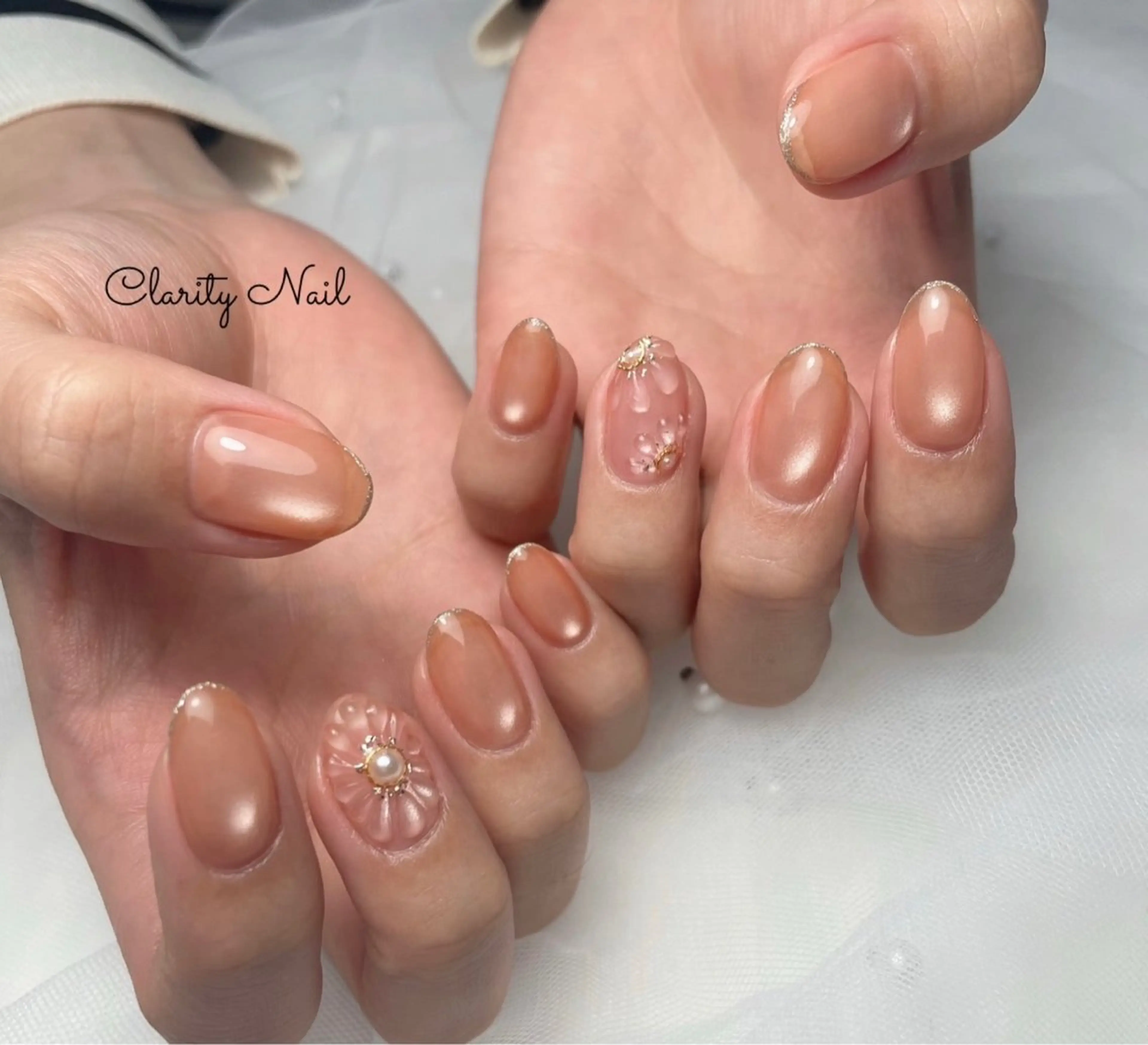 ネイル アートネイル 持ち込み ハンドネイル Clarity Nailのネイルデザイン