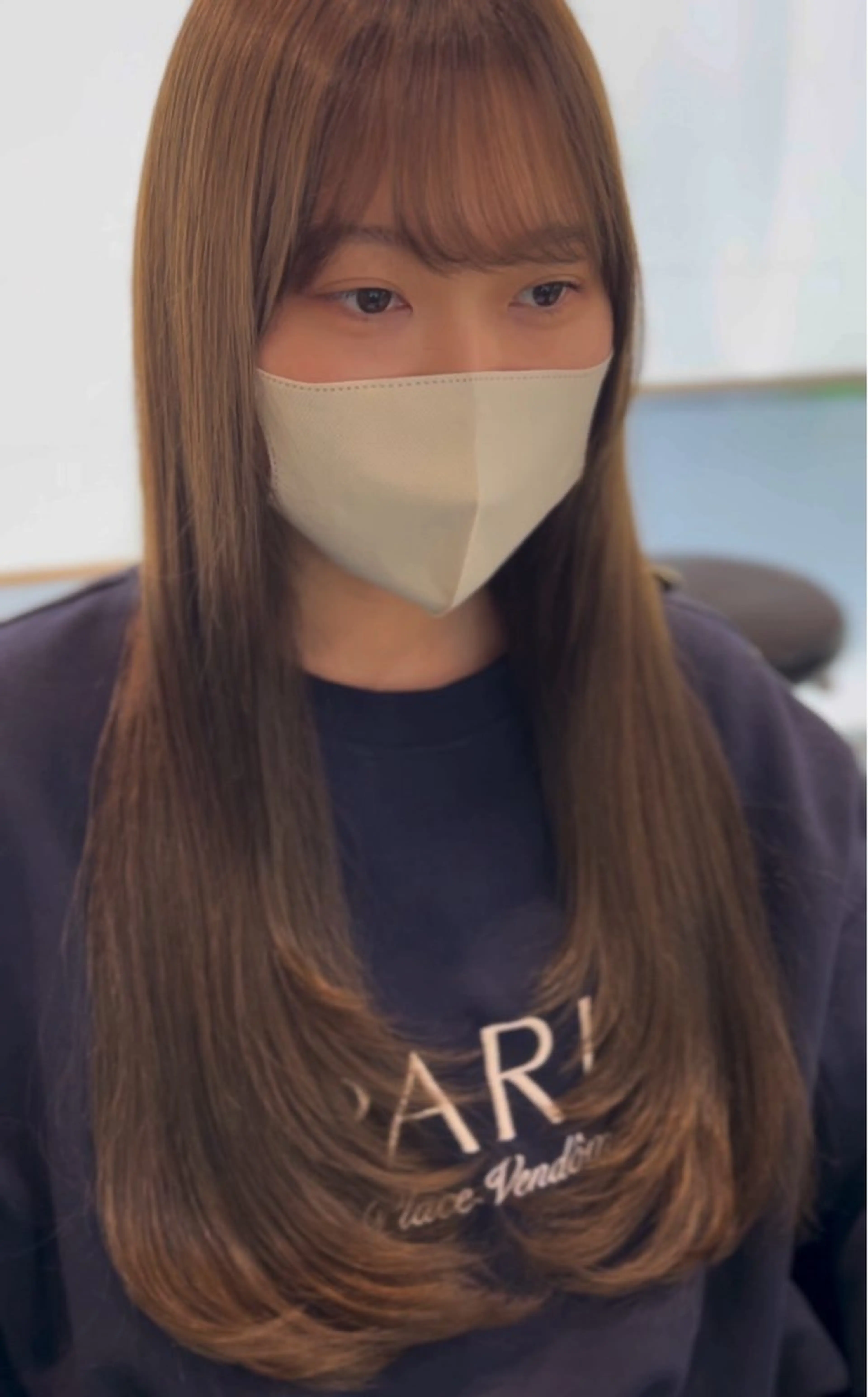 カラー ベージュカラー ブリーチ ダブルカラー ブリーチなしカラー オリーブベージュ 二宮 陽太のヘアスタイル