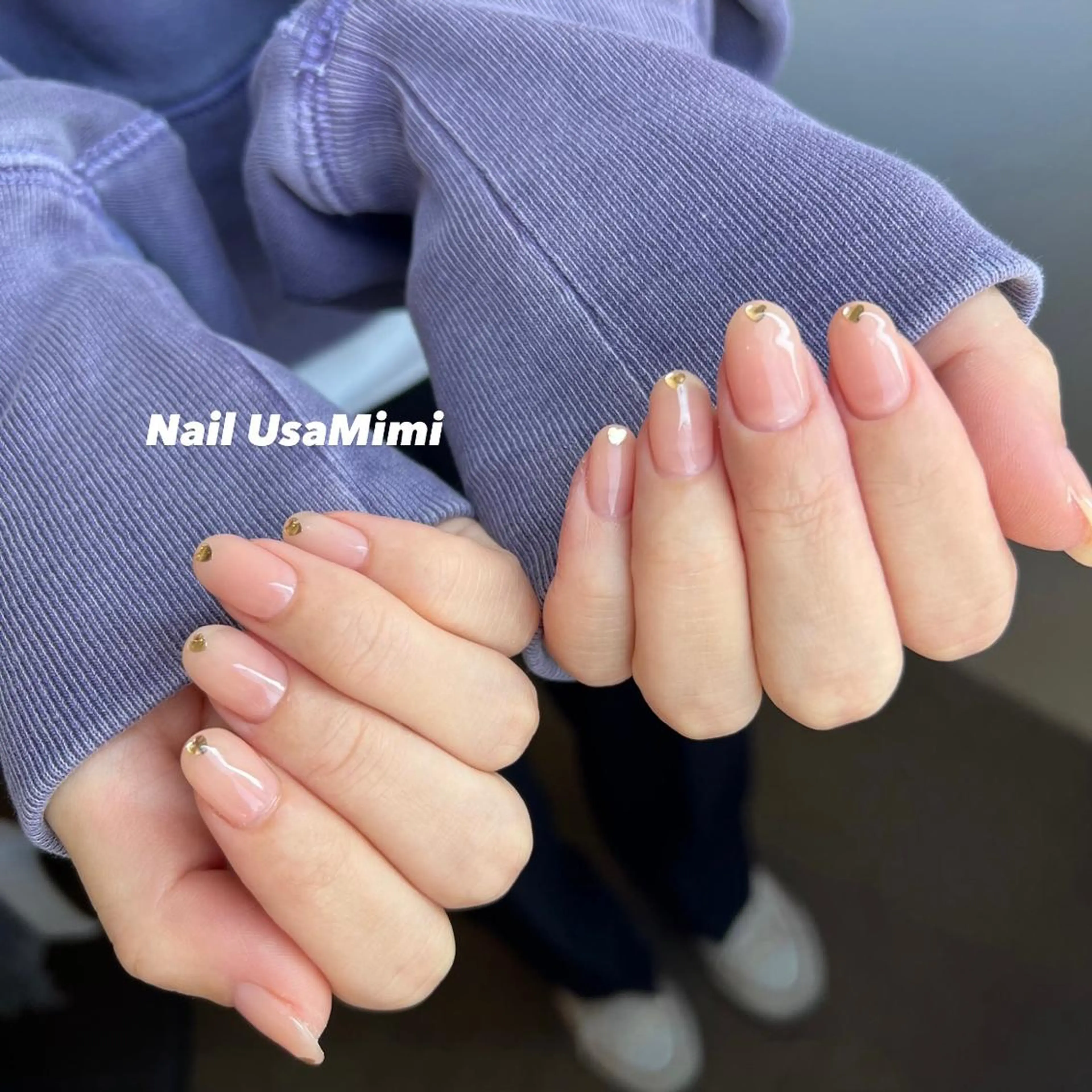 ネイル クリアネイル フットネイル ジェルネイル マグネットネイル 持ち込み 本町ネイルNail UsaMimiのネイルデザイン