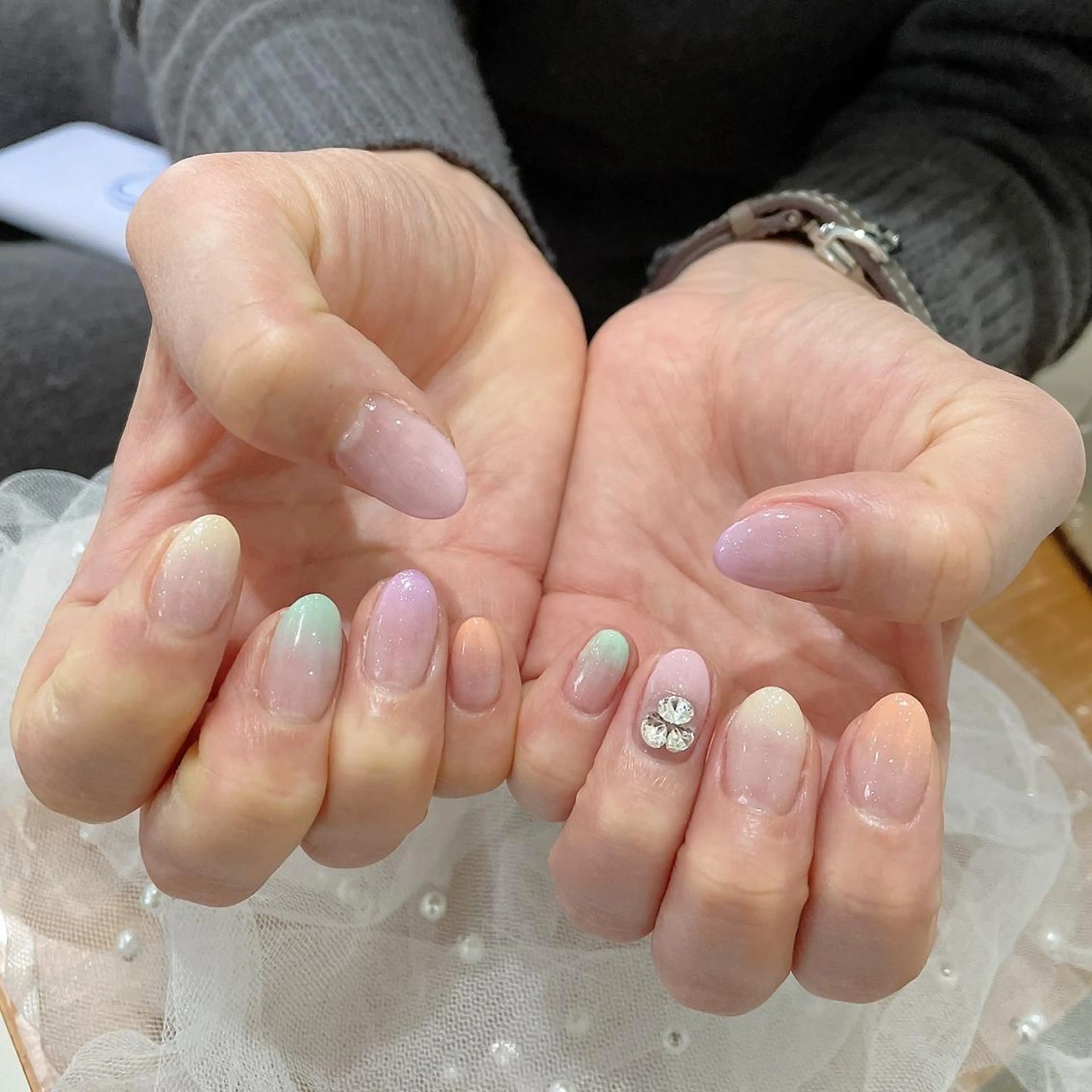 ネイル グラデーション Wish Nail 名古屋店所属・Wish Nail 恒川のネイルデザイン