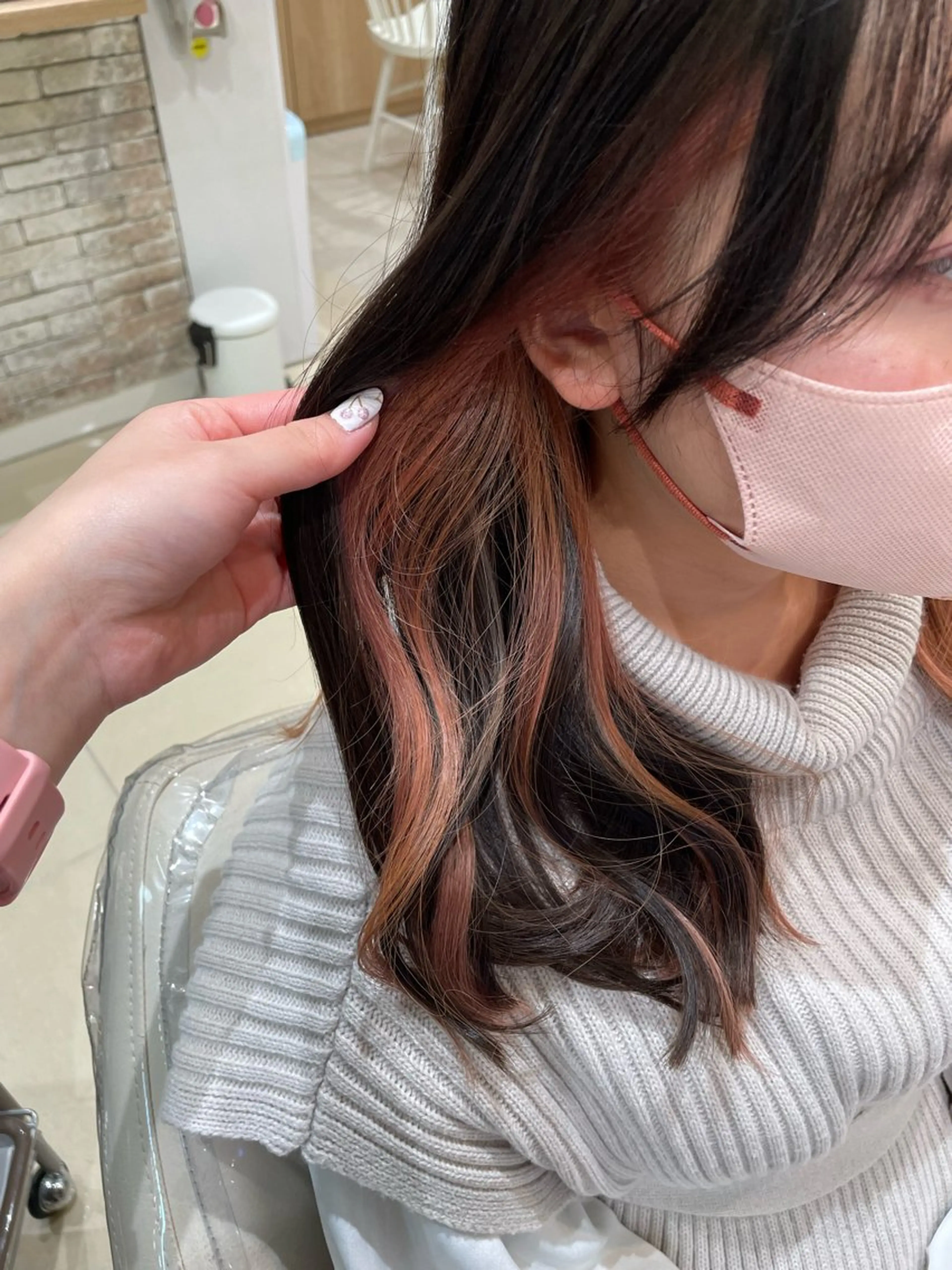 ロング 顔周りカット ヘアカラー レイヤー×ハイライト 🌷RINA🌷のヘアスタイル