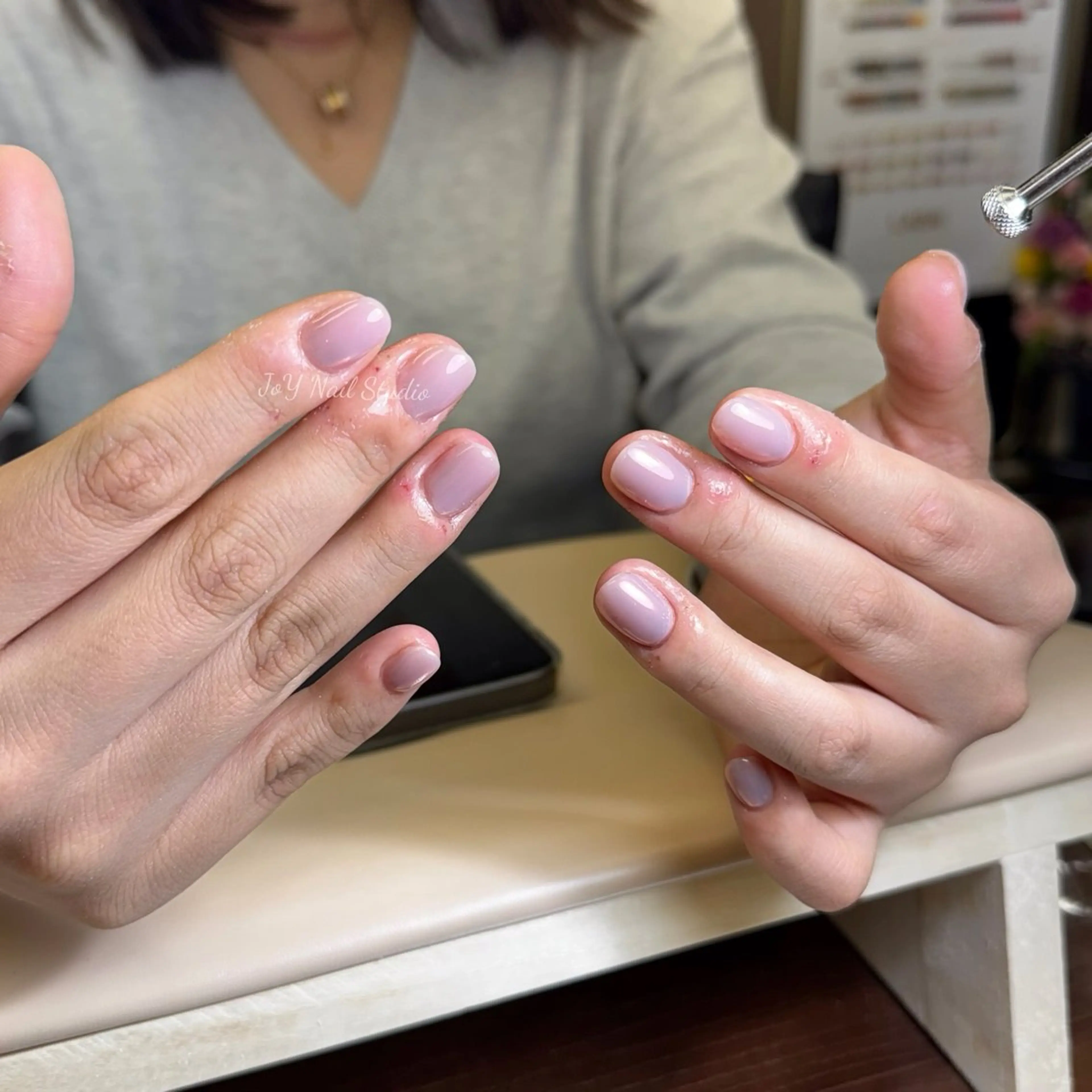 ミラーネイルの写真