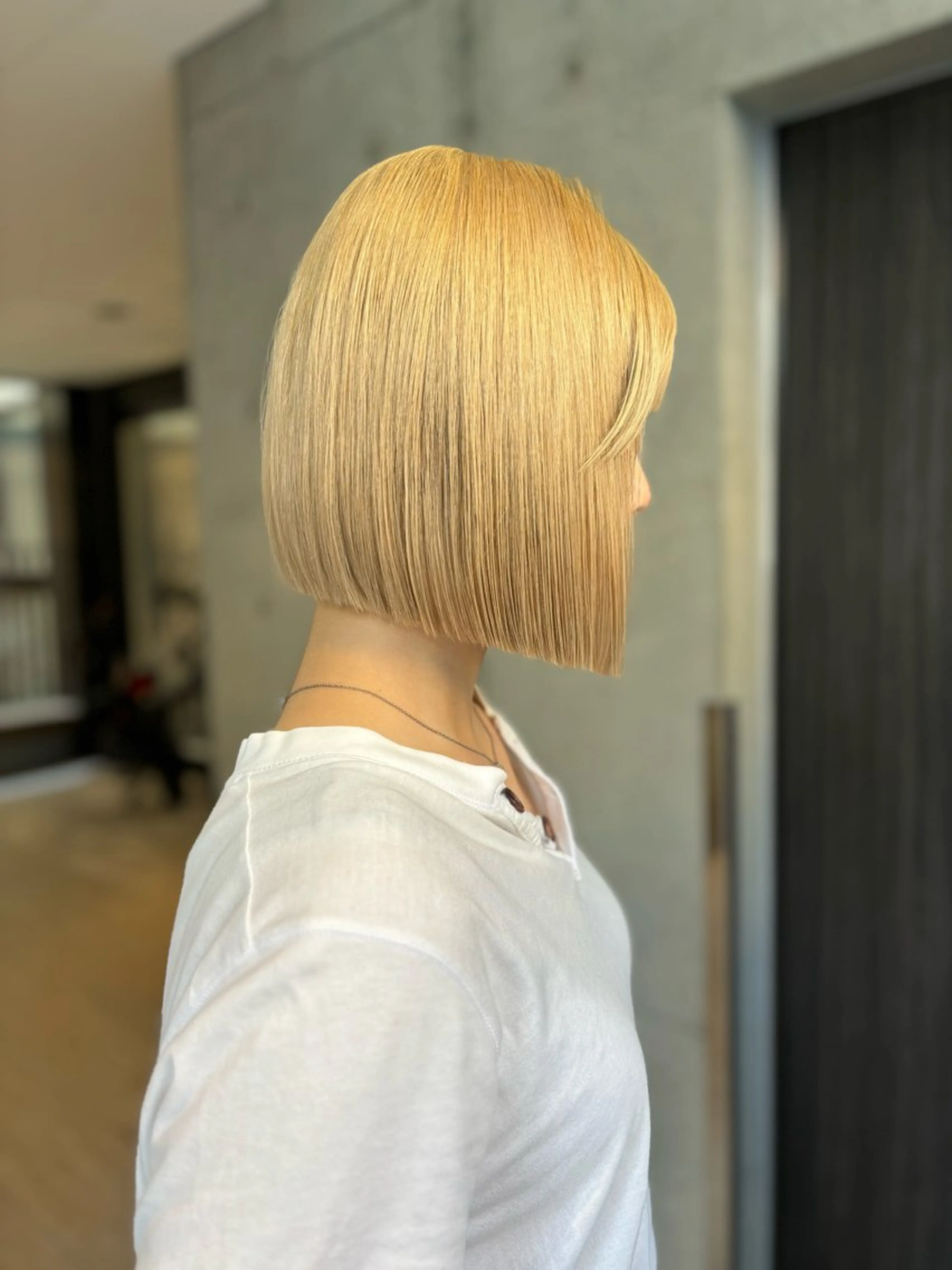 ミディアム まいか🤎髪質改善 ミルクティーボブ🎀のヘアスタイル