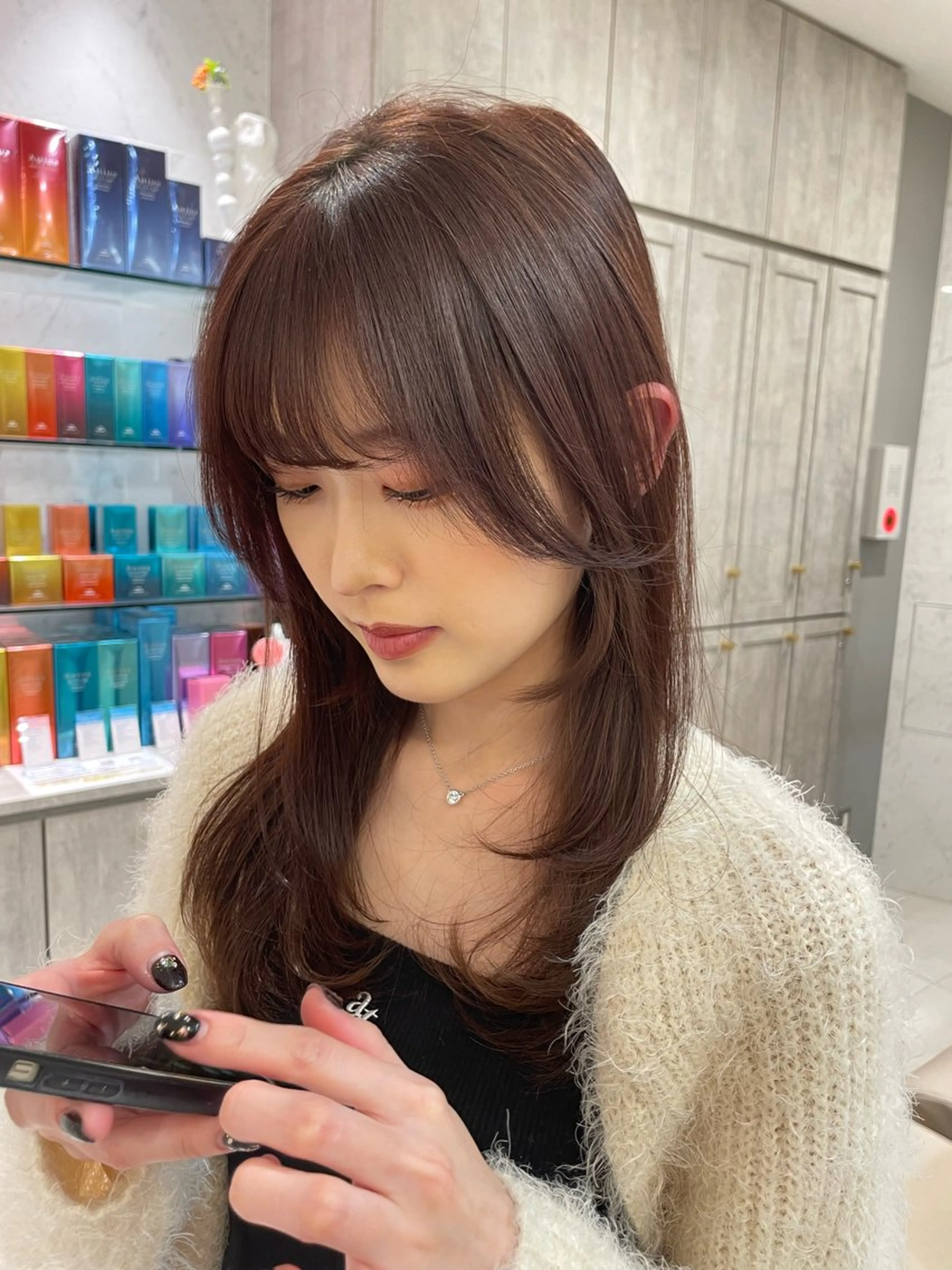 ロング カラー カット ヘアカラー ショート/ボブ/ パーマ/井上のヘアスタイル