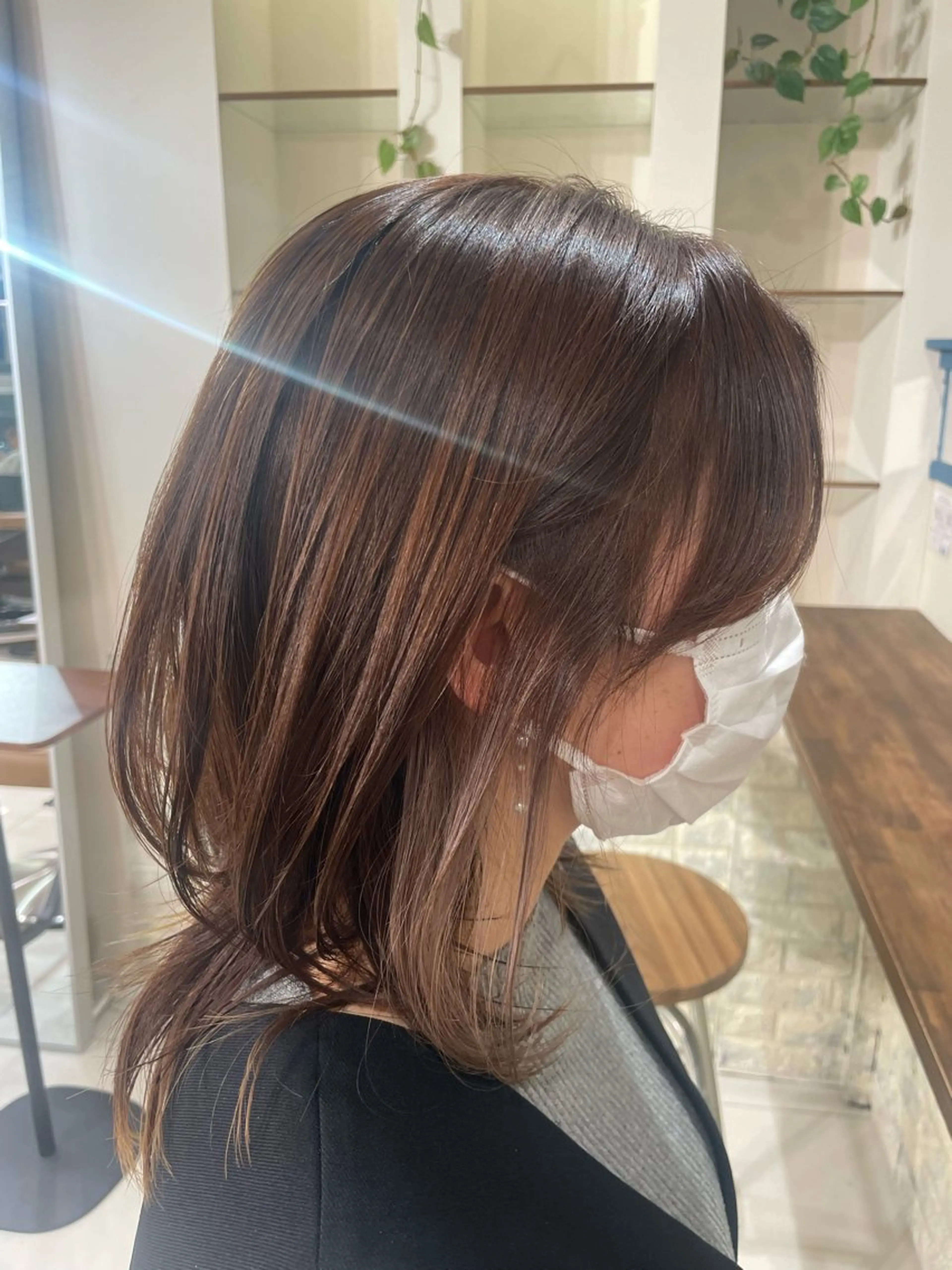 カラー luck みうのヘアスタイル