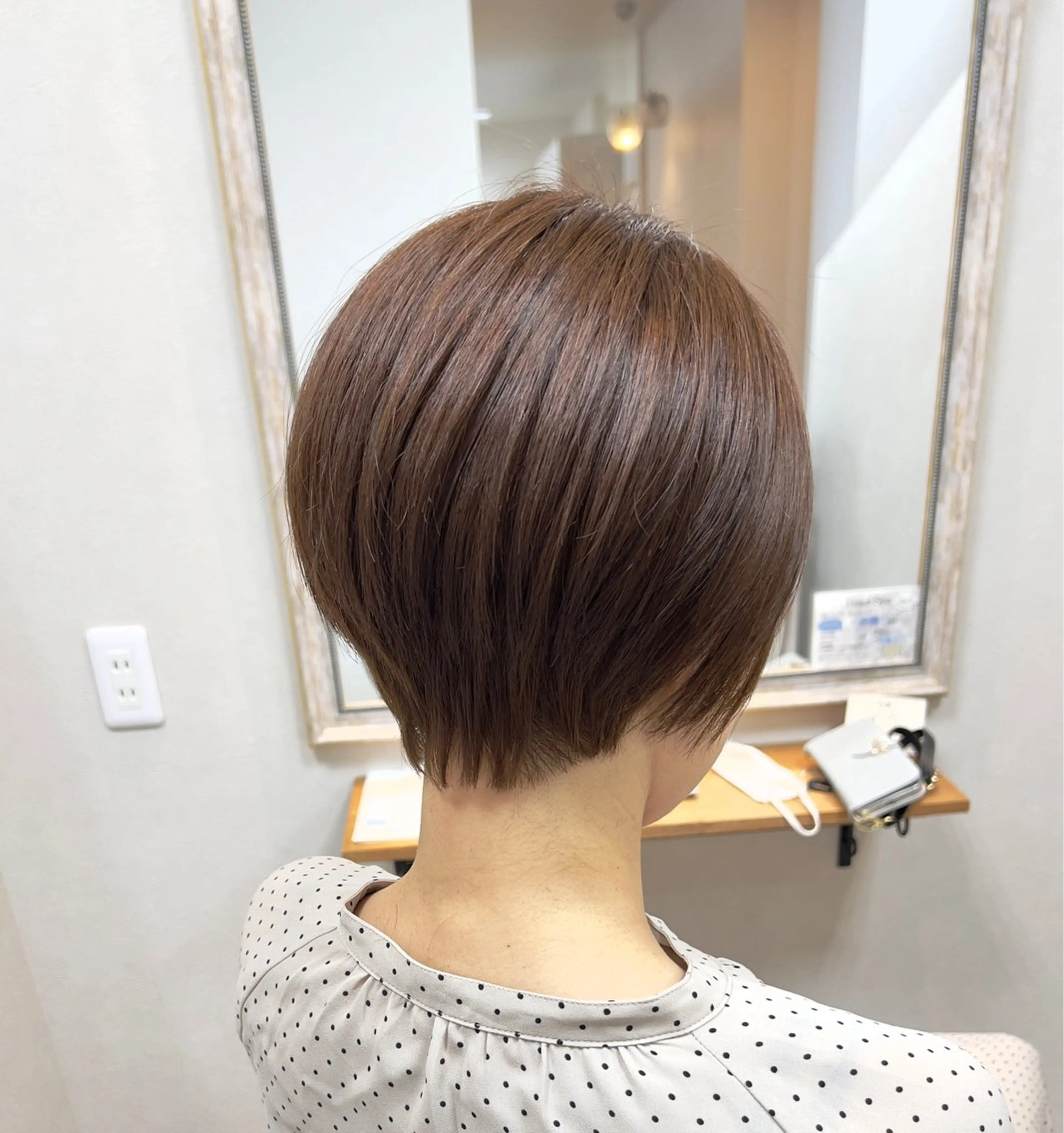 ショート カット ヘアカラー トリートメント ショート/白髪ぼかし 君和田若菜のヘアスタイル