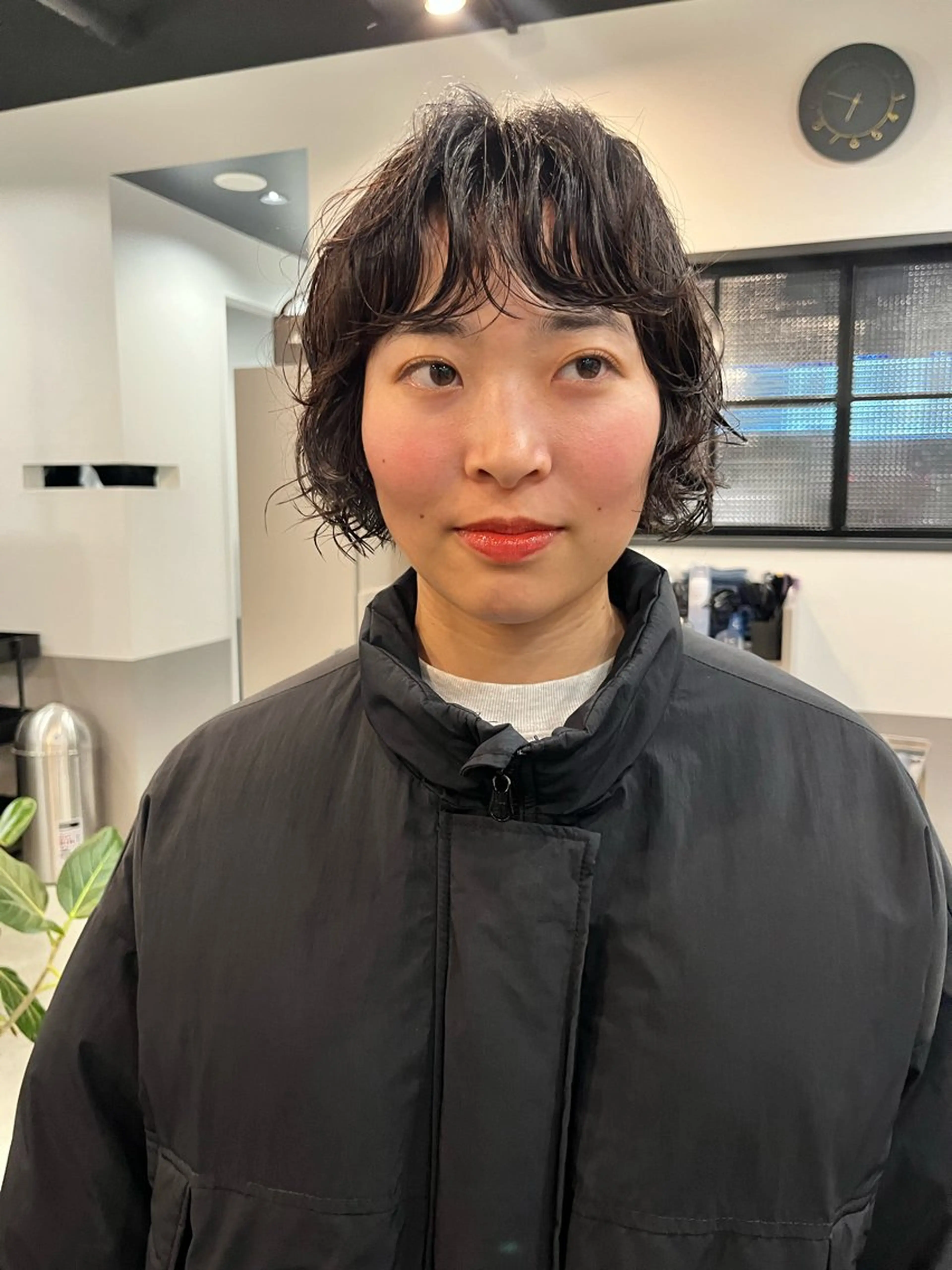 ミディアム パーマ ミディアムパーマ ボブ くせ毛 カット パーマ トリートメント dogstar小林諒 レイヤー/パーマのヘアスタイル