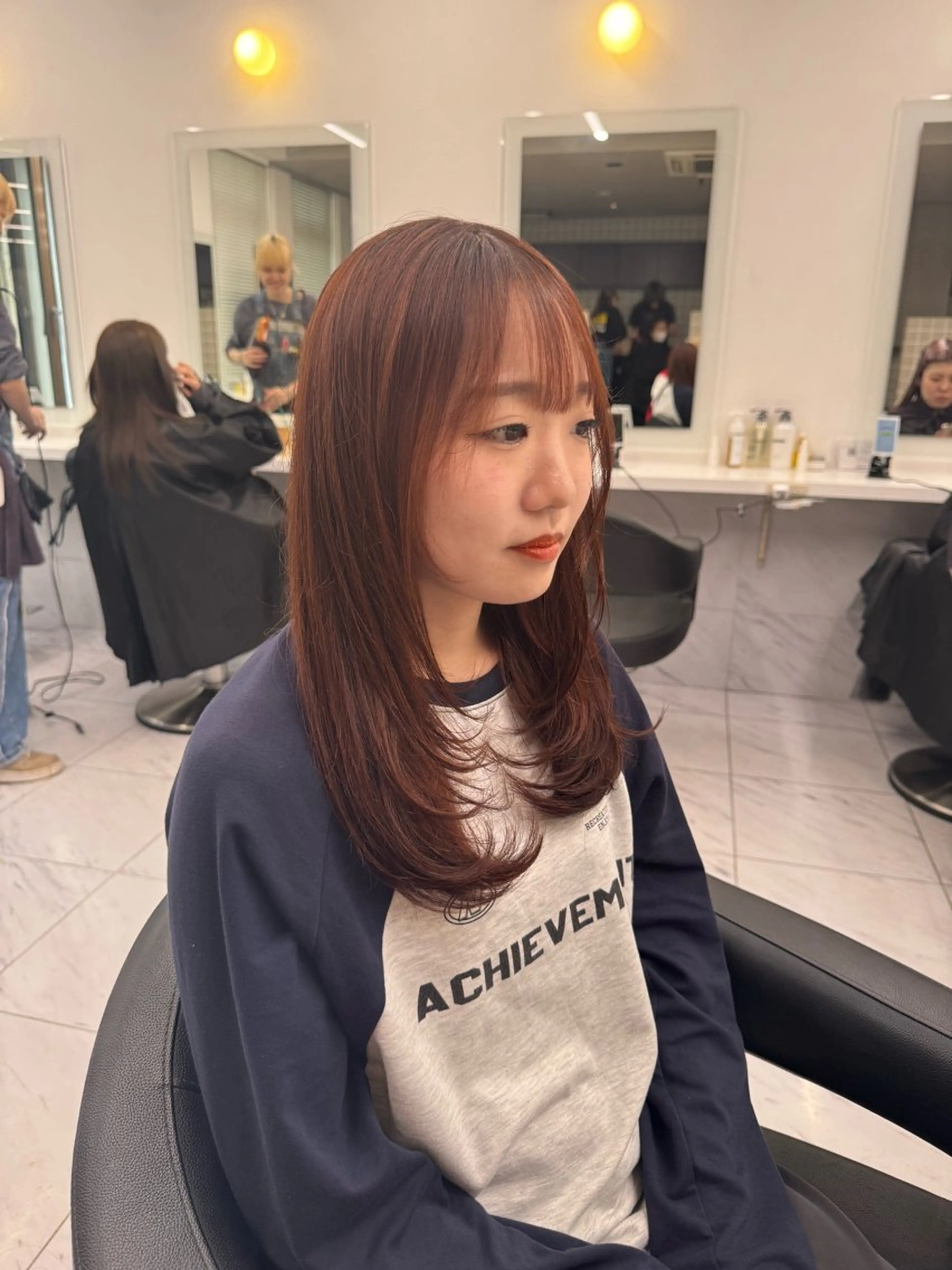 ロング カラー パーマ ヘアアレンジ メンズ キッズ 🩰トレンド垢抜け ヘアUNITED🩰のヘアスタイル