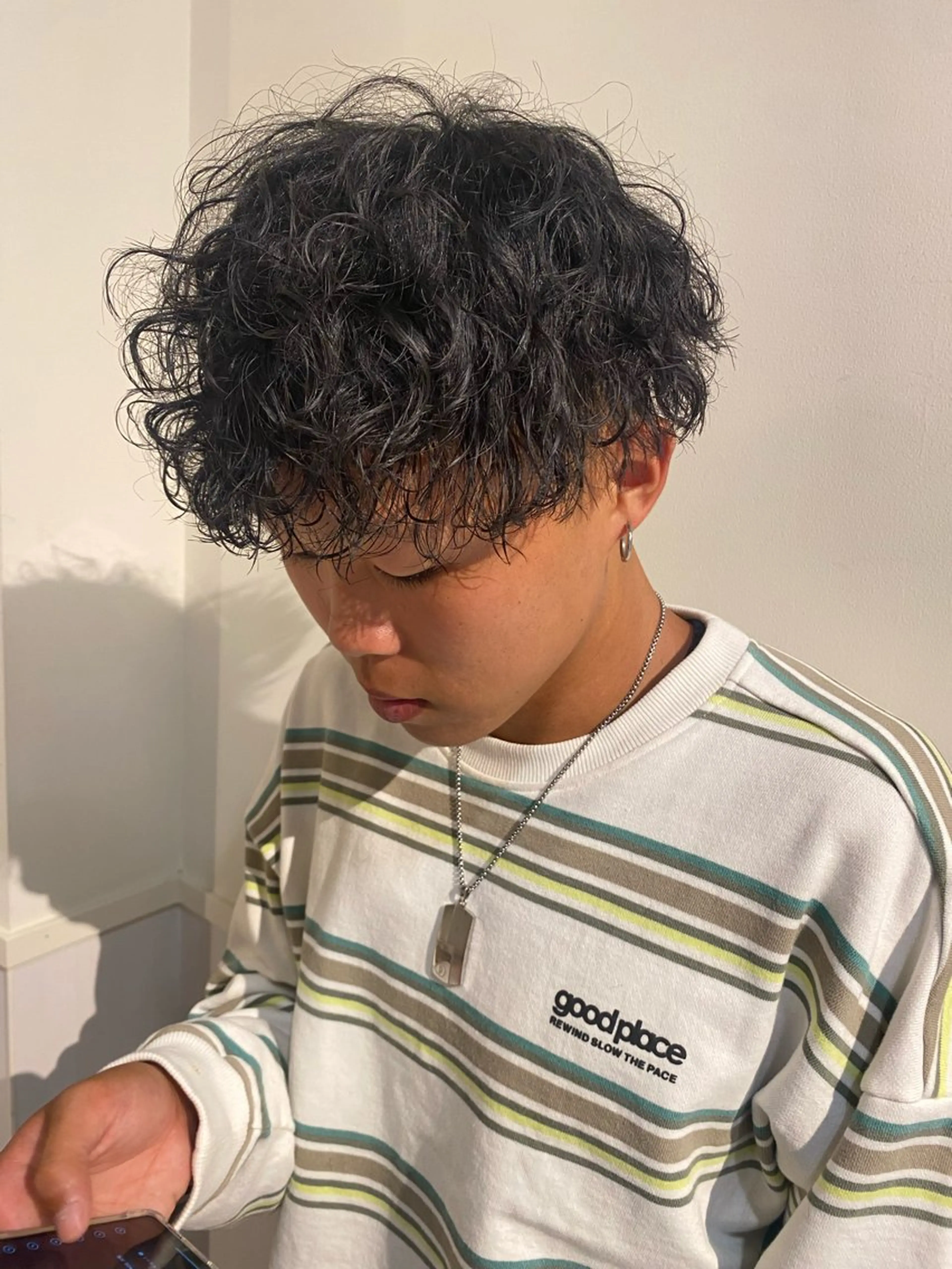 【人気No.3⃣】🐉メンズカット×似合わせカラー(ワンカラー)の写真