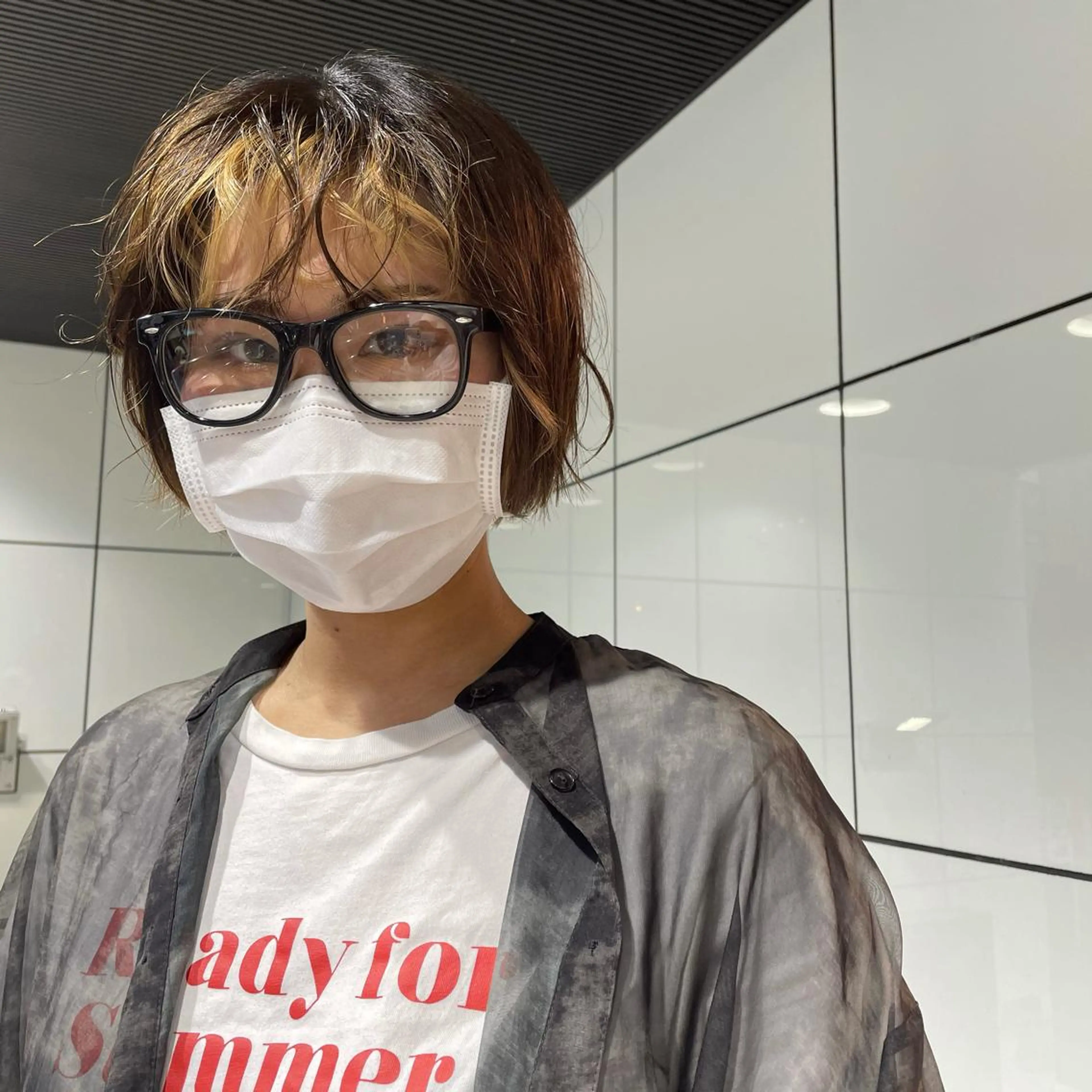 ミディアム 韓国ヘア🦋 MIYUのヘアスタイル