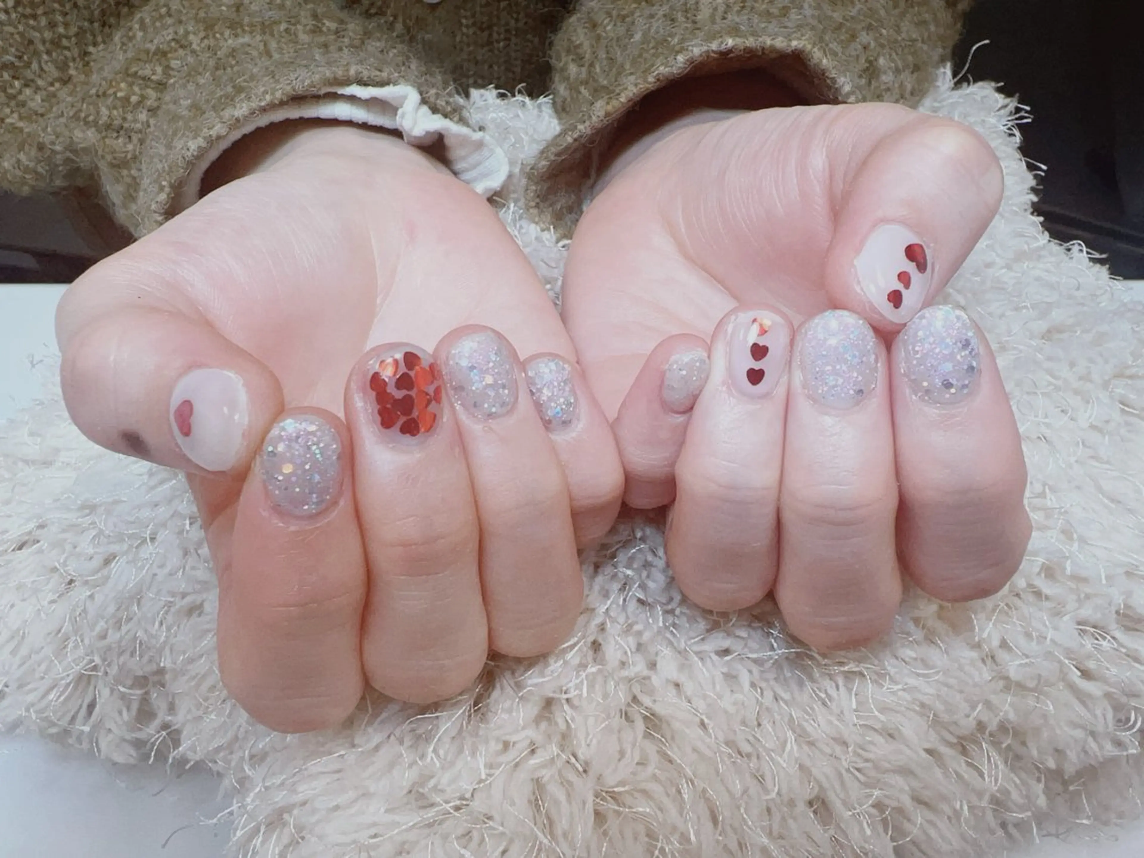 ネイル オーロラネイル フットネイル フレンチネイル 韓国ネイル マグネットネイル min nails中目黒のネイルデザイン