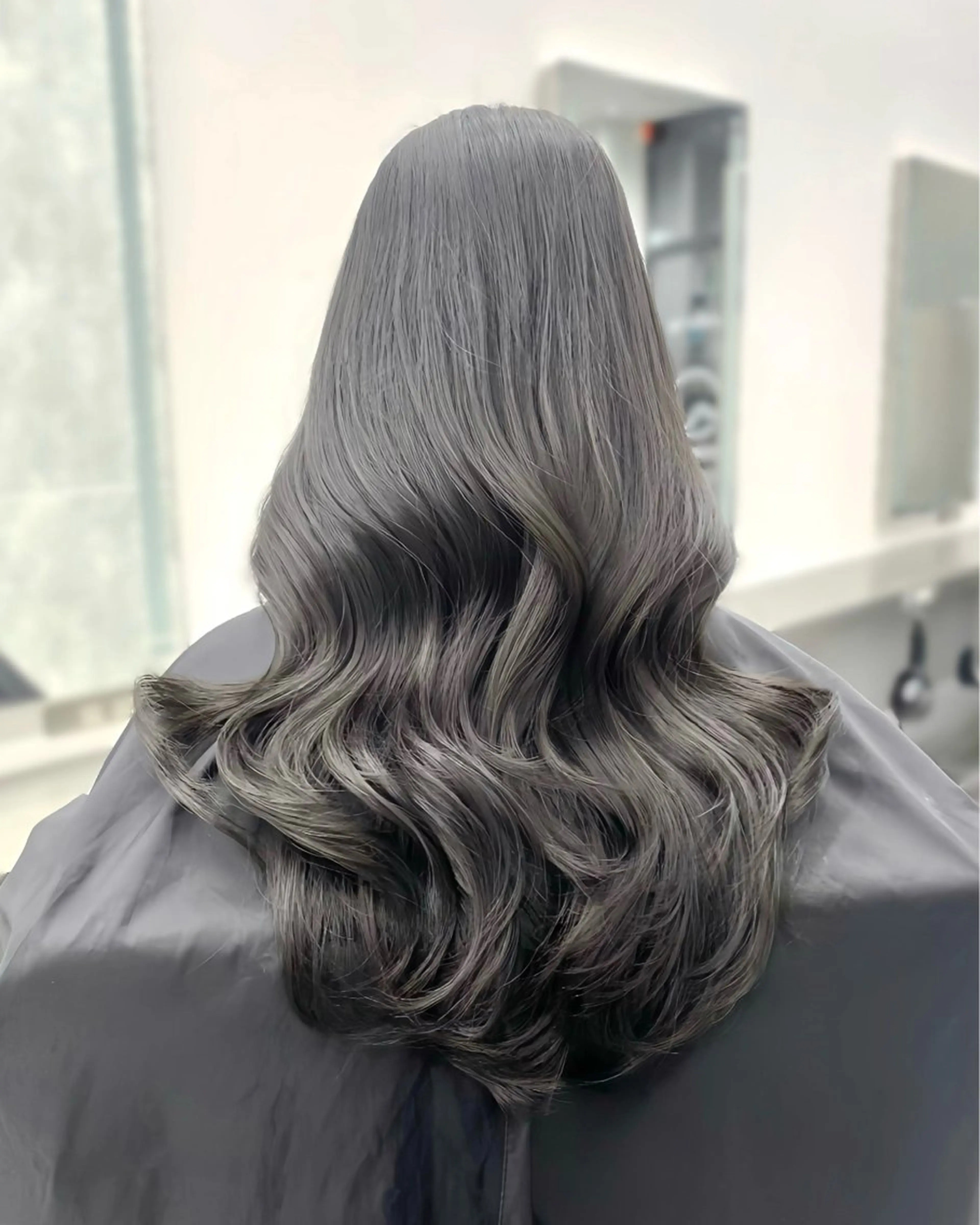 ロング カラー 京都レイヤーカット うえひのヘアスタイル