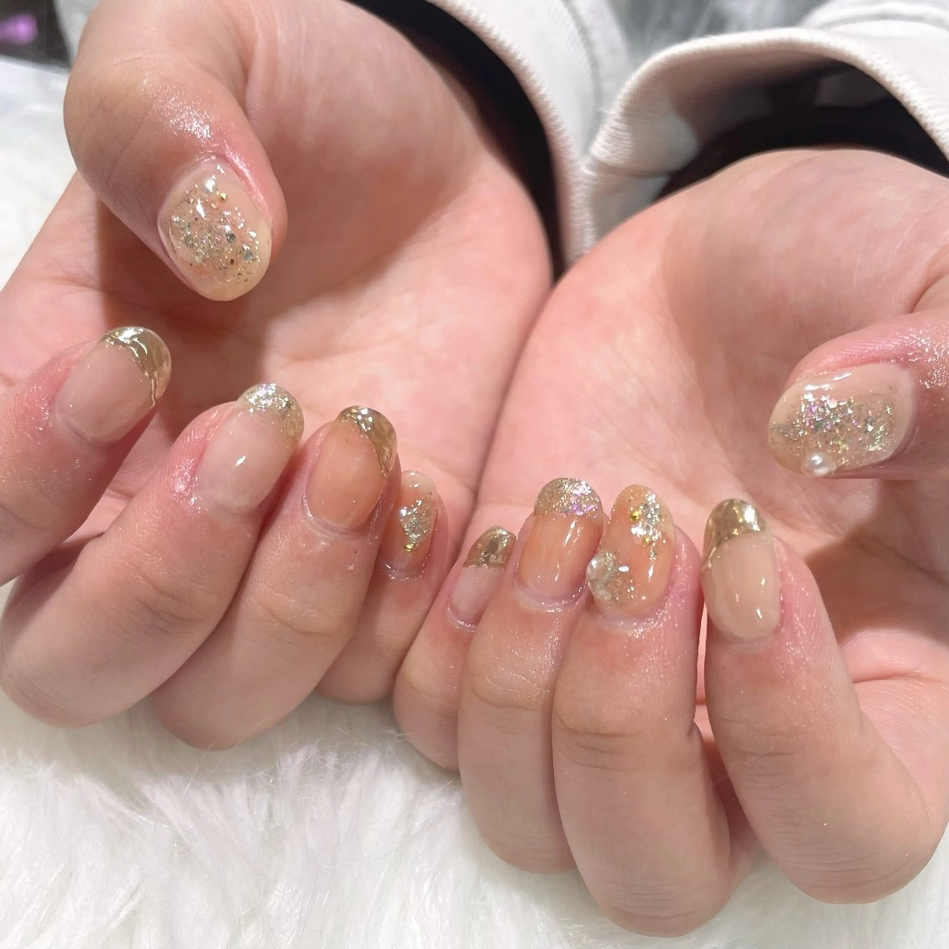 ネイル ニュアンスネイル ハンドネイル jujur HARUKA🌸のネイルデザイン