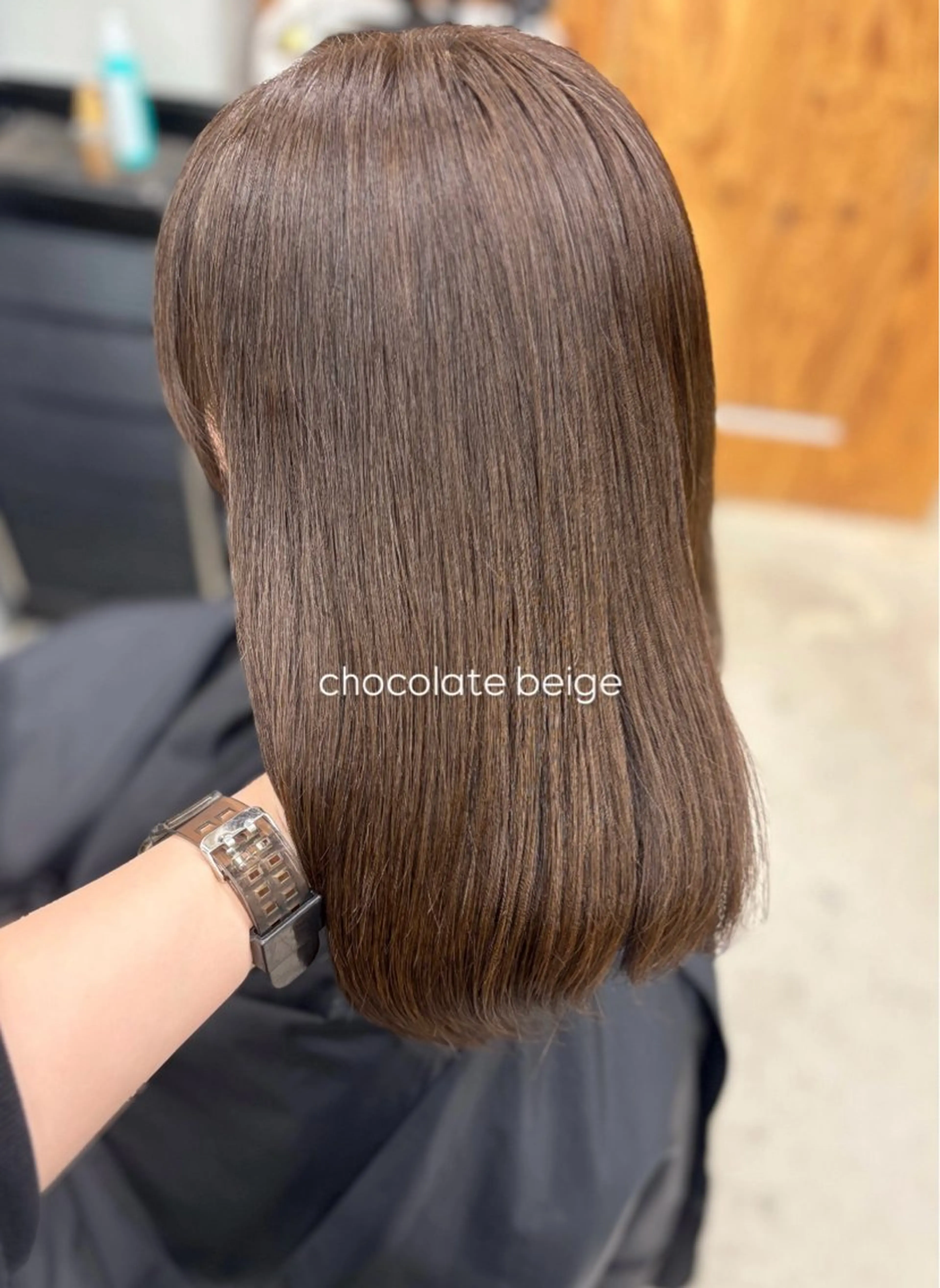 ミディアム カラー カット ヘアカラー トリートメント blink所属・暖色/ブラウン/ 透明感/ゆうかのヘアスタイル