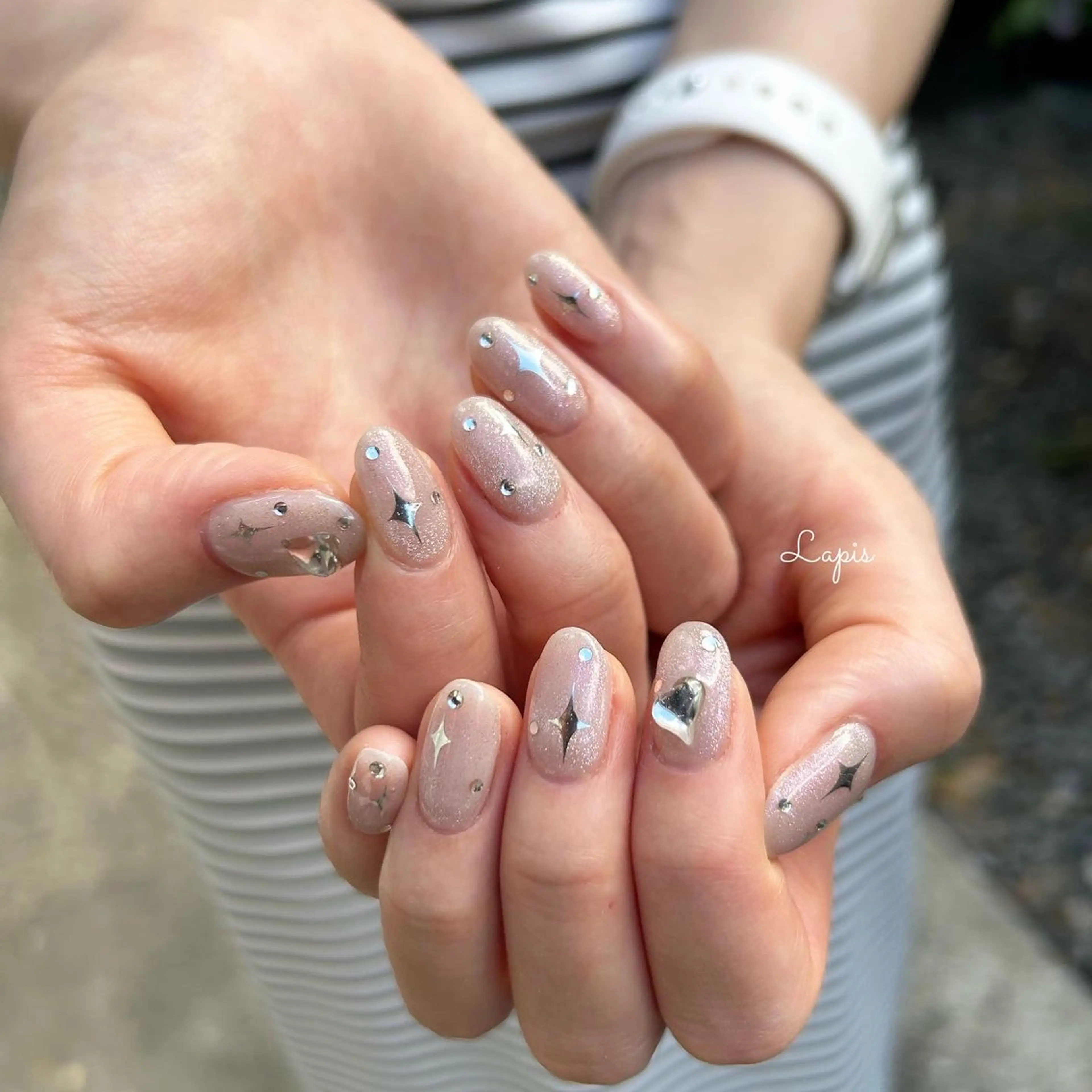 ネイル ハンドネイル Lapis *のネイルデザイン