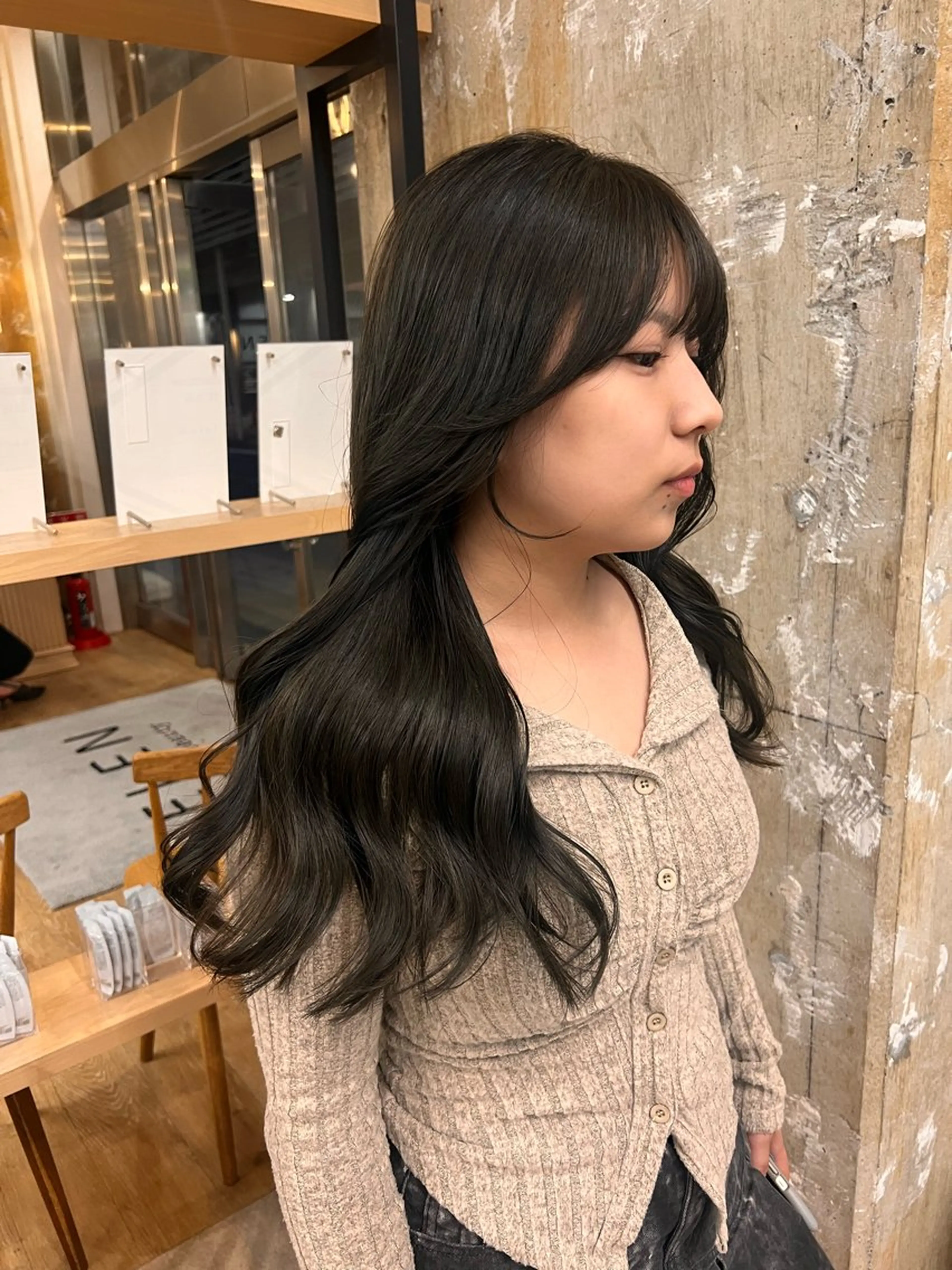 ロング カット ヘアカラー トリートメント 髪質改善/ブリーチ ツヤ髪/shiinaのヘアスタイル