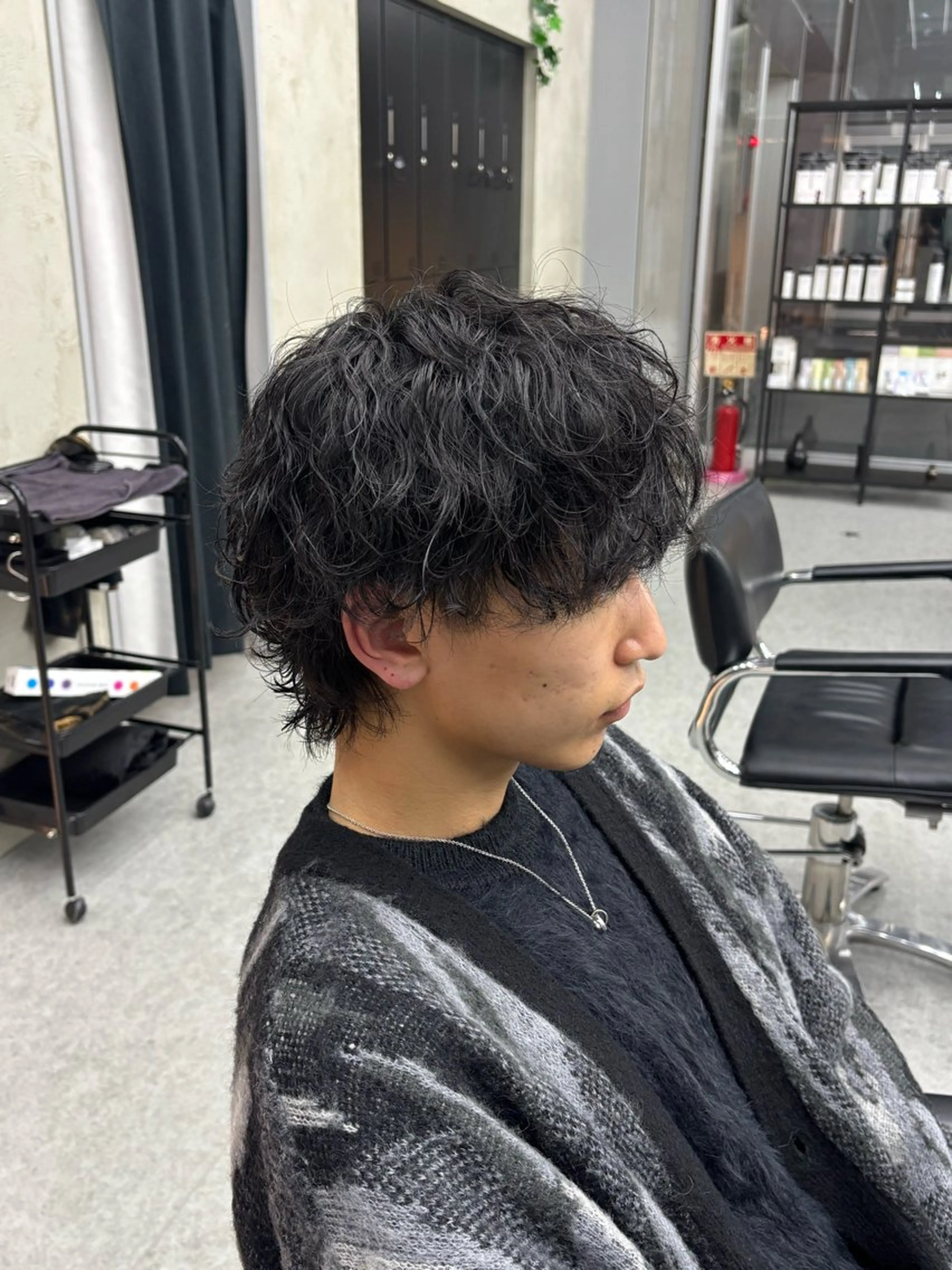 ショート パーマ メンズ パーマ DEW ITSUKIのヘアスタイル